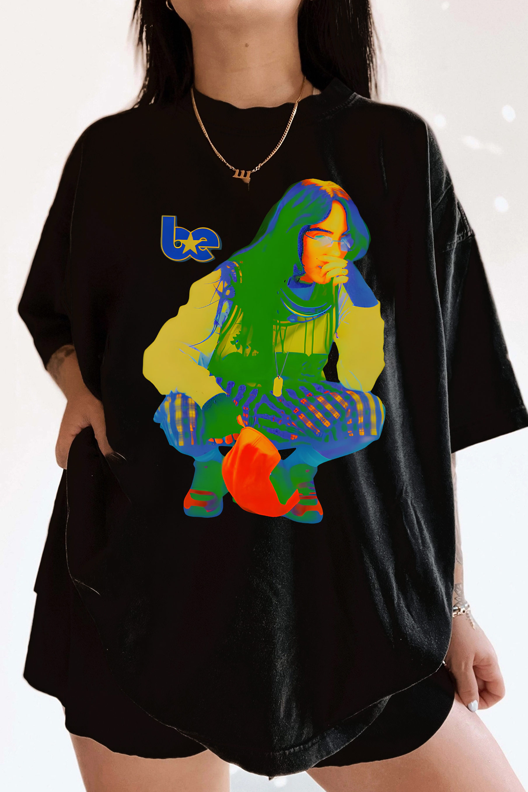 T-Shirt Hit Me Merch, Shirt Hit Me Hard And Soft Tour Billie Eilish For Women