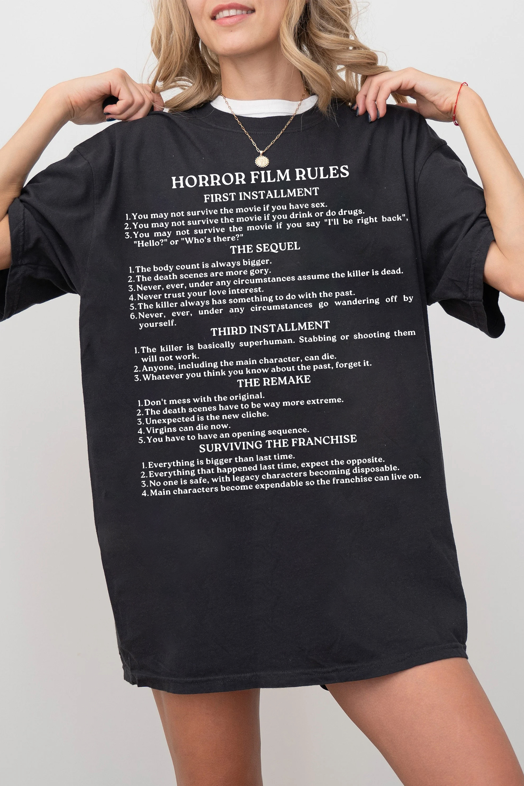 New T-Shirt Horror Movies Merch, Shirt Horror Movies For Women