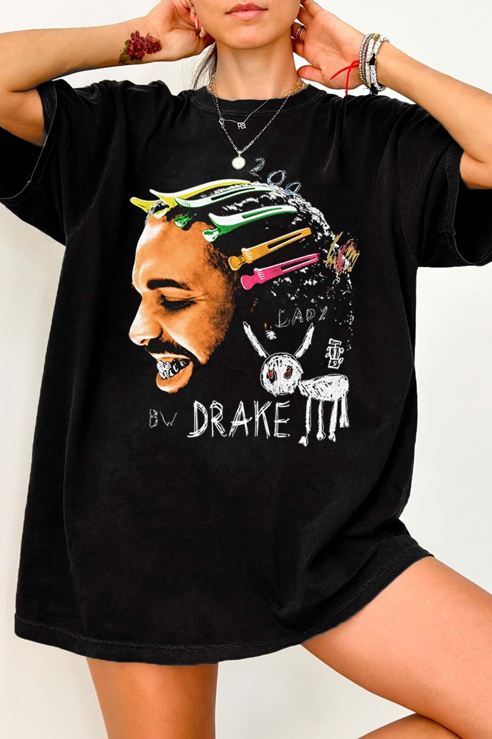 New T-Shirt Graphic Drake Merch, Shirt Graphic Drake For All The Dogs For Women