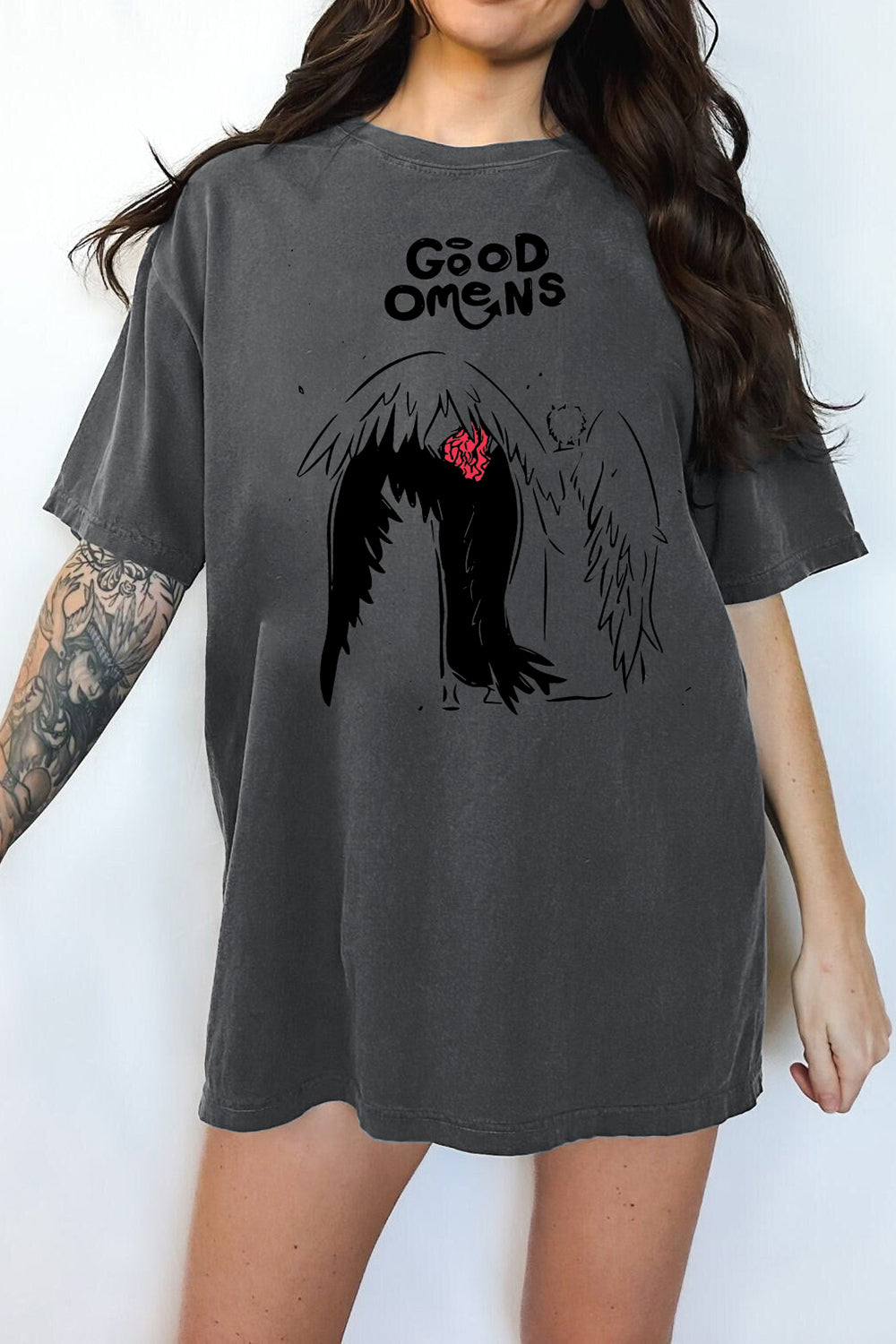 New T-Shirt Good Omens Merch, Shirt Good Omens Lover For Women