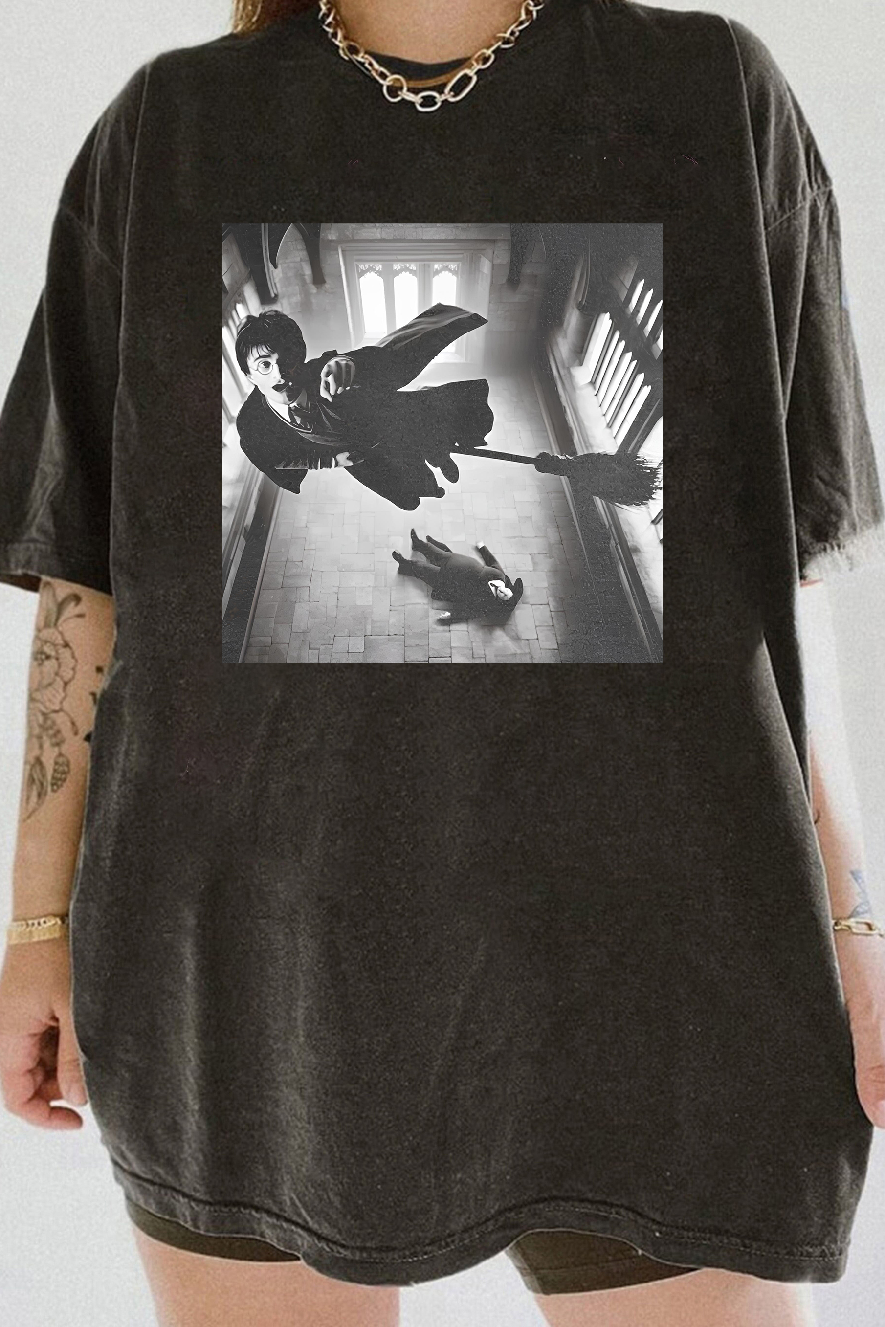 New T-Shirt Harry And Merch, Shirt Harry And The Broomstick For Women