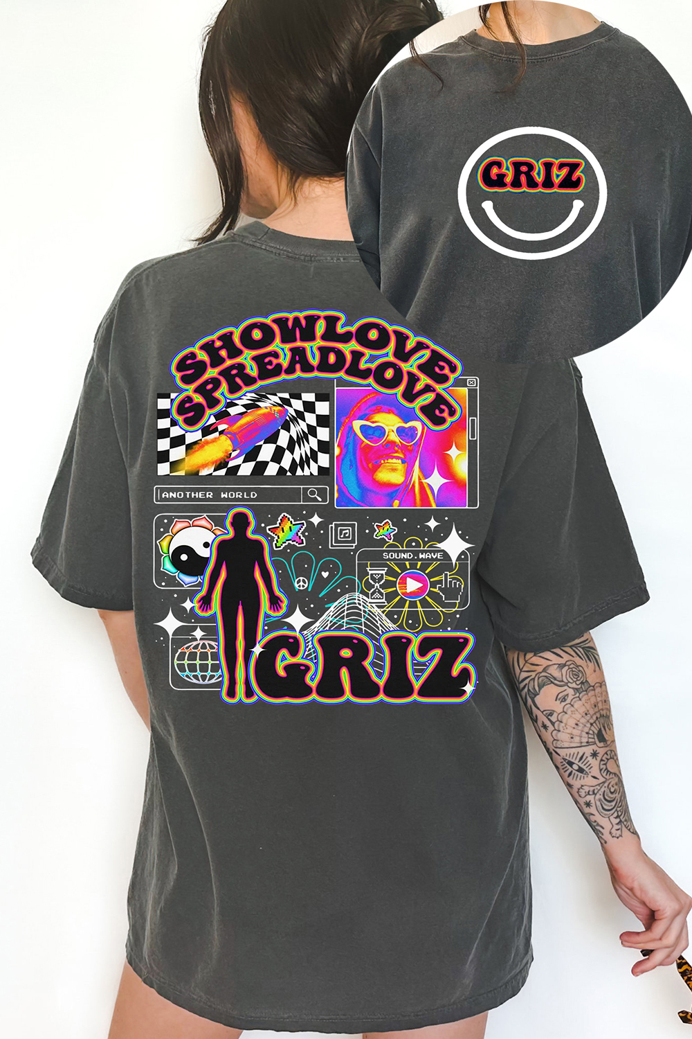 New T-Shirt Griz Another Merch, Shirt Griz Another World Merch For Women