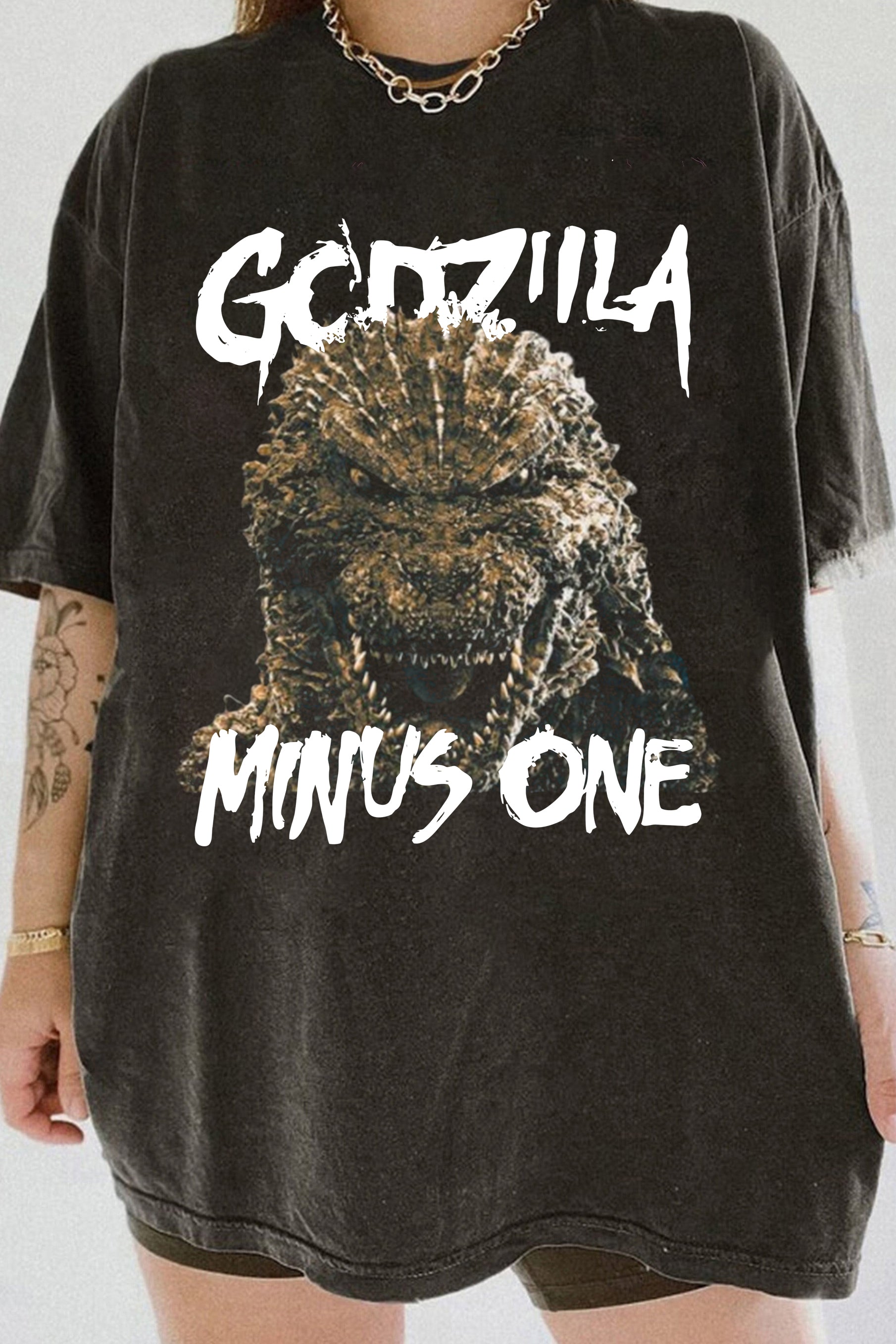 New T-Shirt Godzilla Minus Merch, Shirt Godzilla Minus One Film For Women