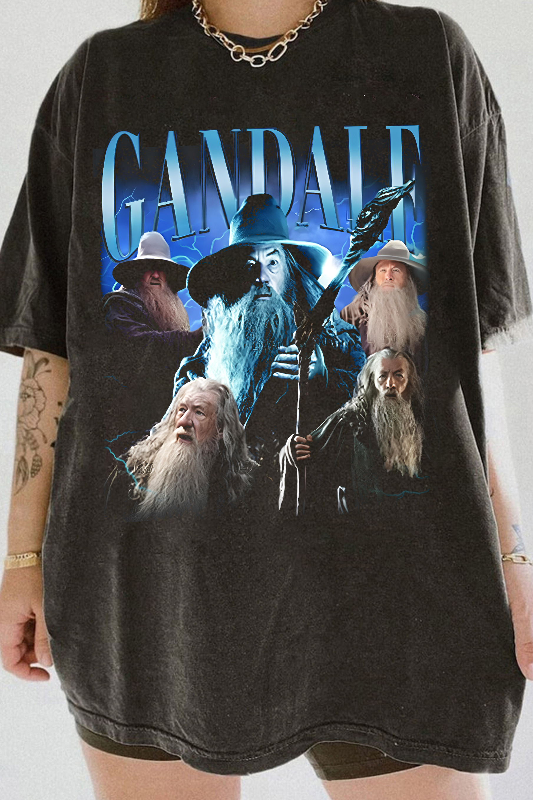 New T-Shirt Gandalf Lord Merch, Shirt Gandalf Lord Of The Rings For Women