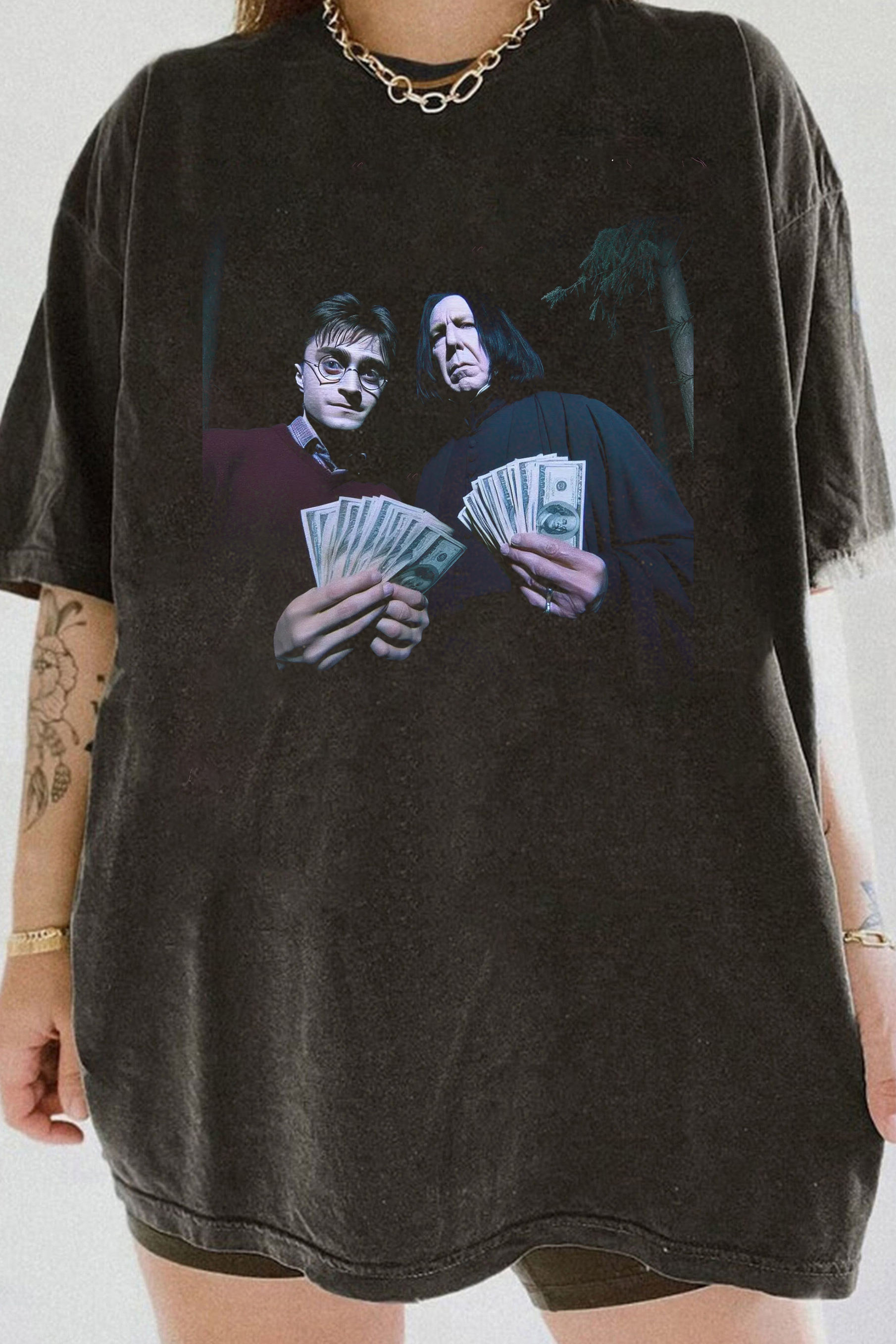 New T-Shirt Getting Rich Merch, Shirt Getting Rich Retro Funny Hp Fan For Women