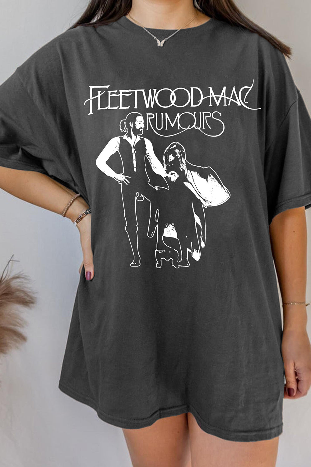 New T-Shirt Fleetwood Mac Merch, Shirt Fleetwood Mac Rumours Vintage Officially Licensed For Women