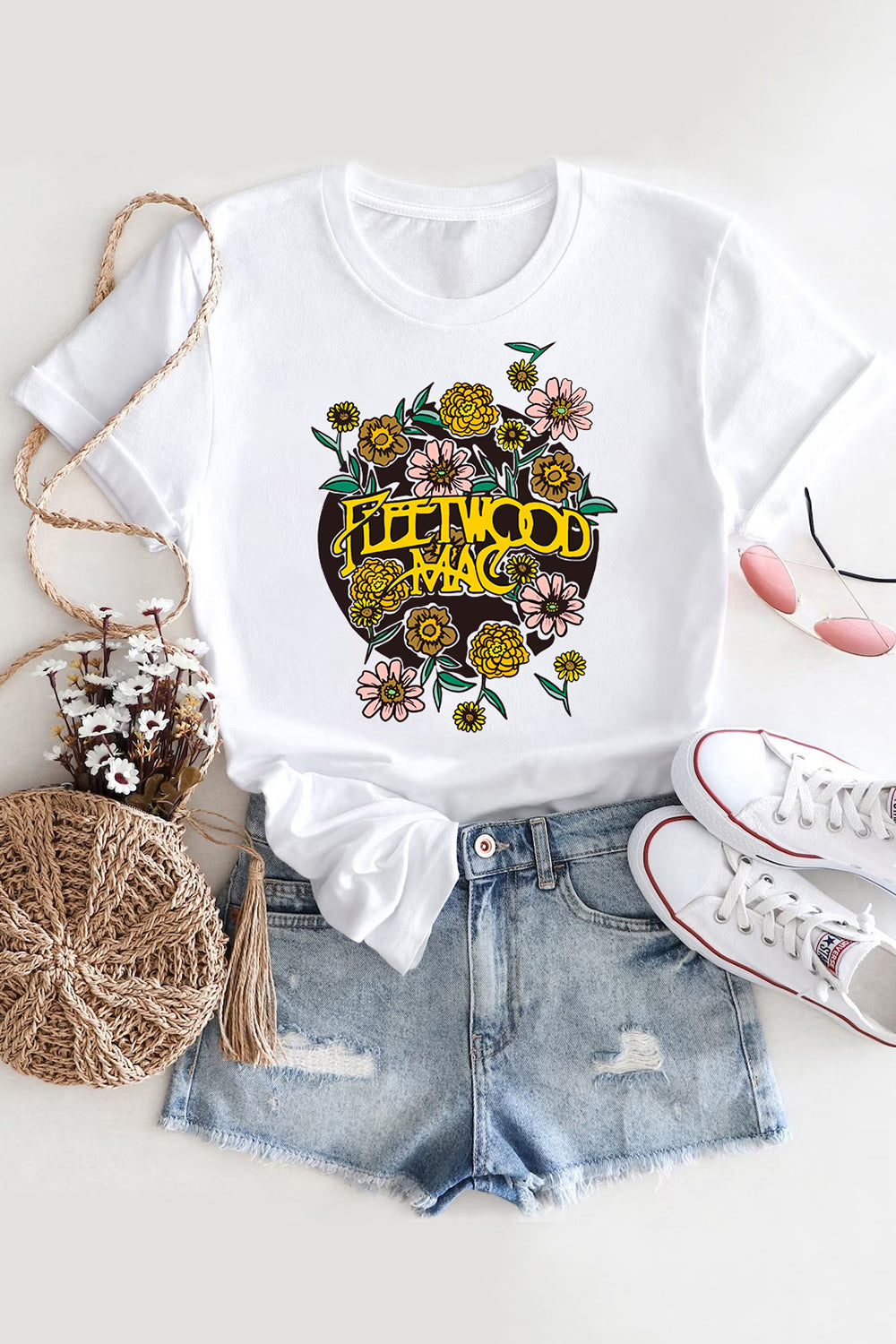 New T-Shirt Fleetwood Mac Merch, Shirt Fleetwood Mac For Women