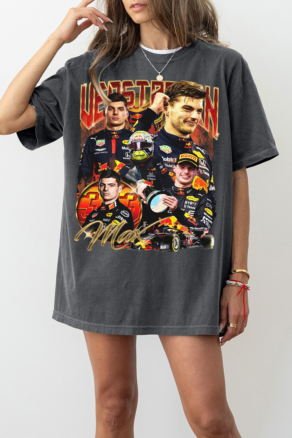 New T-Shirt Formula Racing Merch, Shirt Formula Racing Champion Max Verstappen For Women