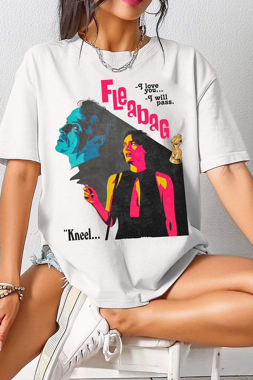 New T-Shirt Fleabag Vintage Merch, Shirt Fleabag Vintage Graphic For Women