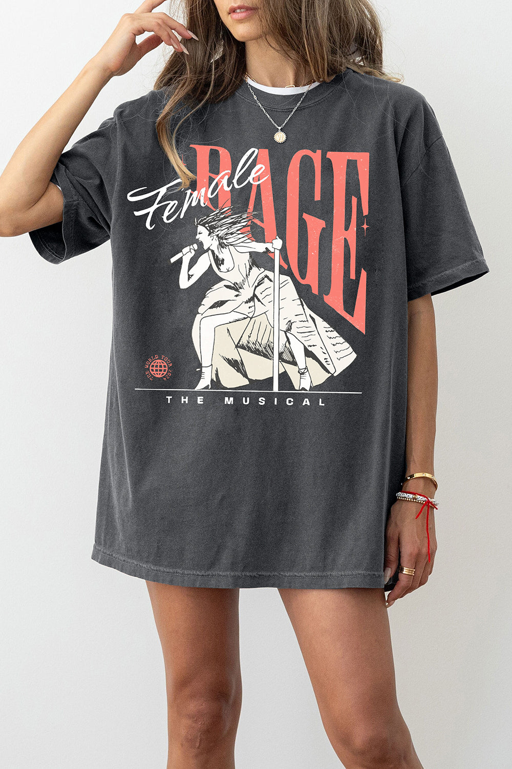 New T-Shirt Female Rage Merch, Shirt Female Rage The Musical Eras Concert For Women