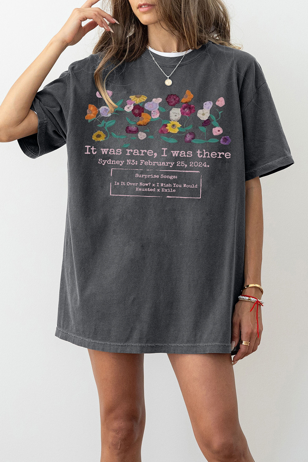 New T-Shirt Eras Piano Merch, Shirt Eras Piano Flowers Taylor For Women