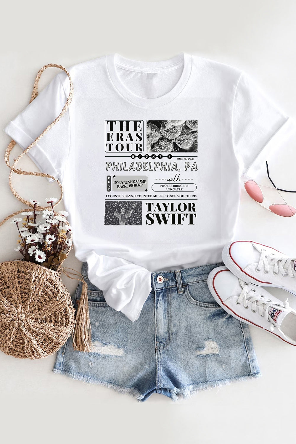 New T-Shirt Eras  Merch, Shirt Eras Tour Taylor Swiftie Merch For Women
