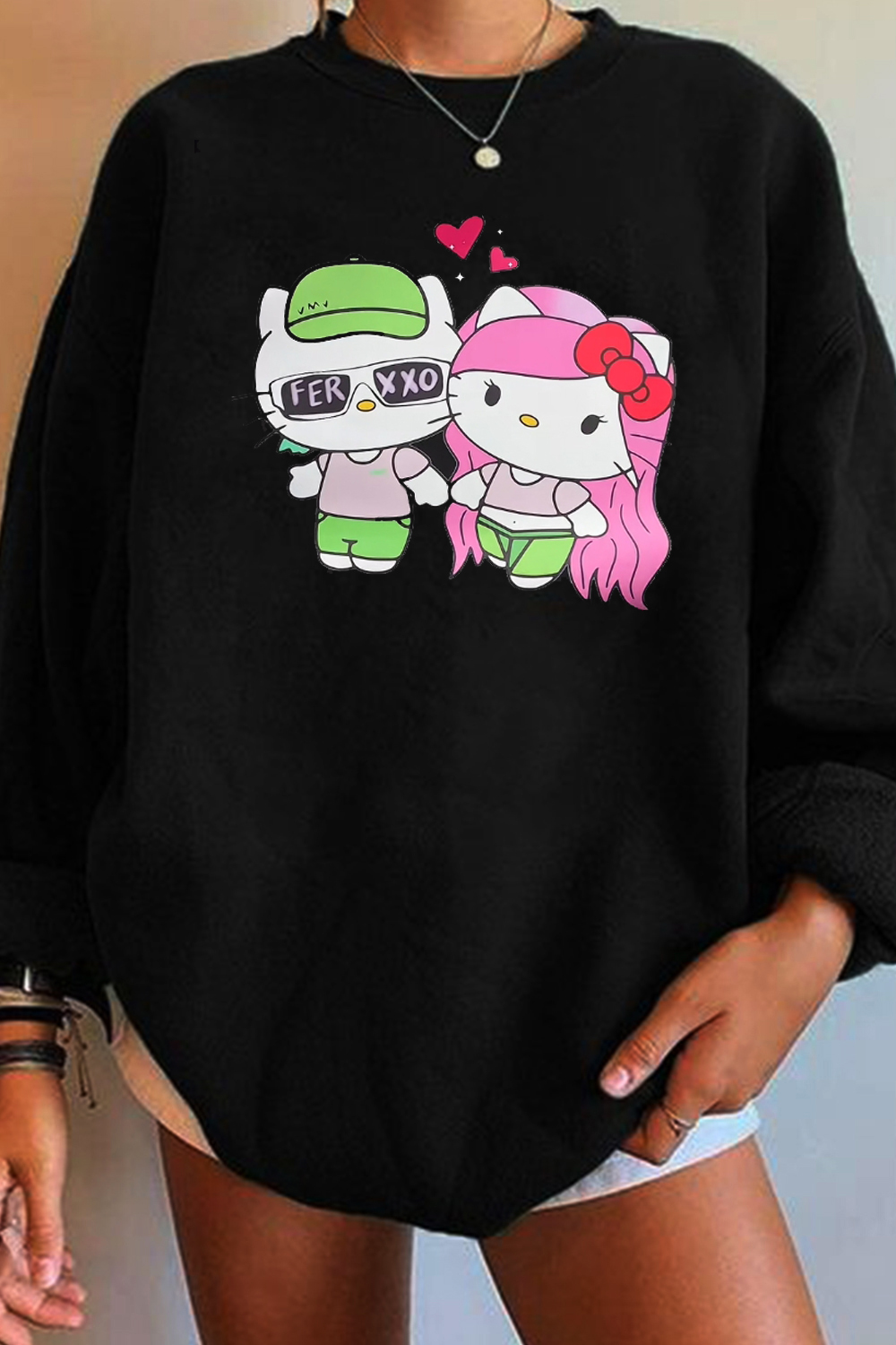 New Ferxxo And Karol G Printed Sweatshirt