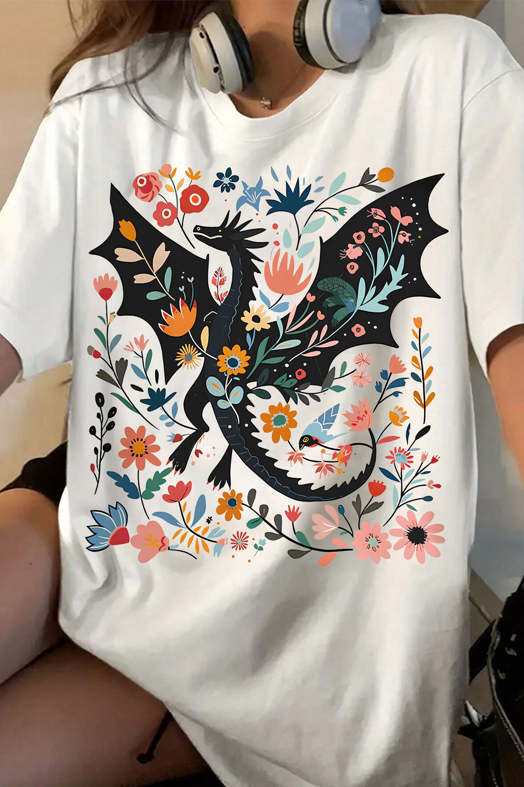 T-Shirt Fantasy Dragon Merch, Shirt Fantasy Dragon  For Women