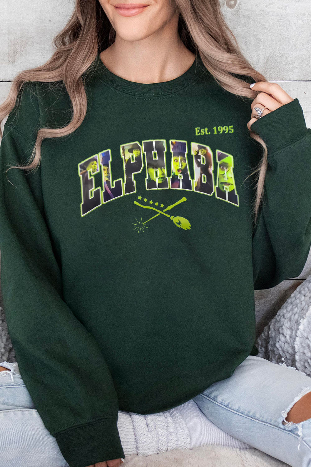 New Elphaba Print Sweatshirt