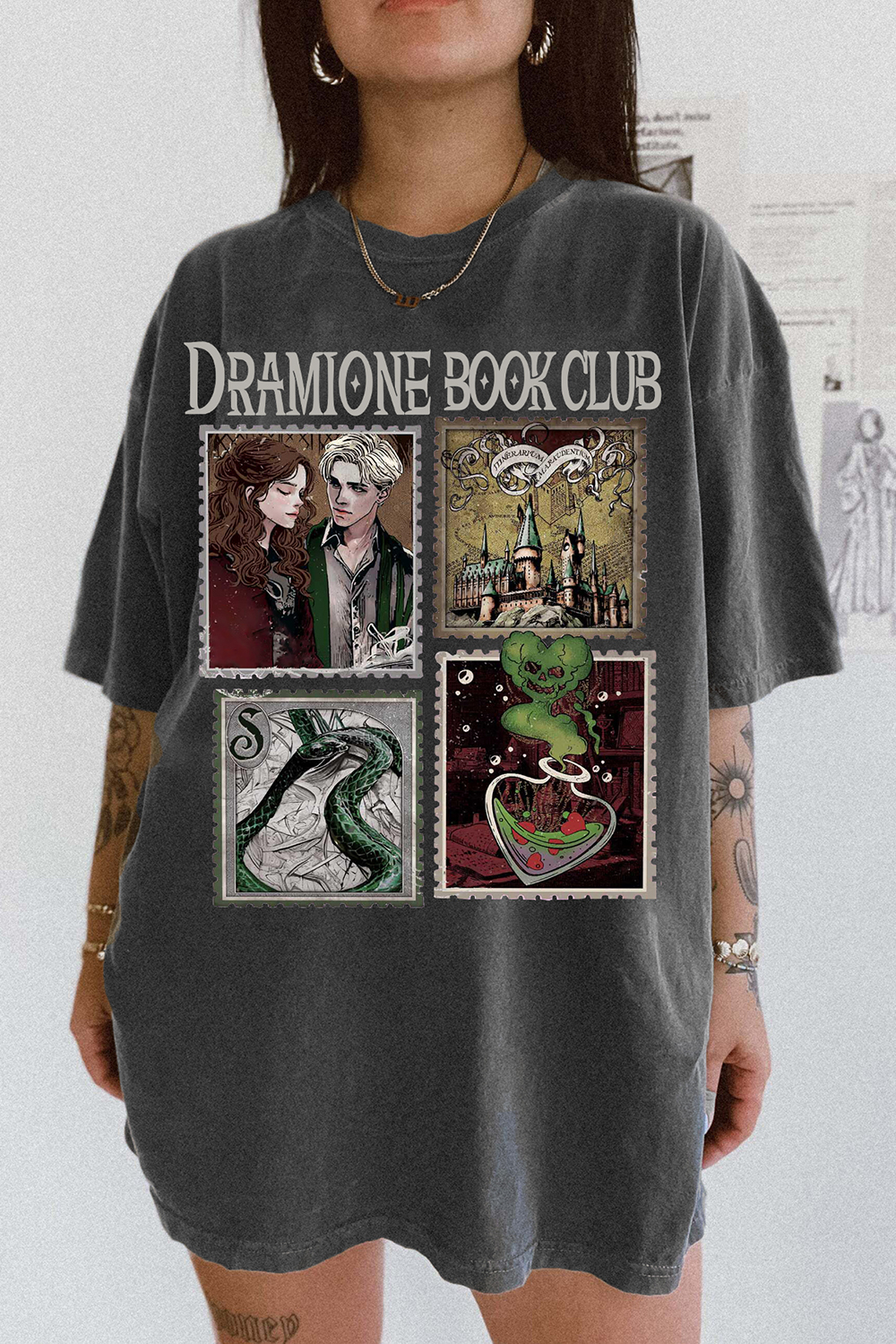 T-Shirt Dramione Manacled Merch, Shirt Dramione Manacled Malfoy Manor Granger For Women
