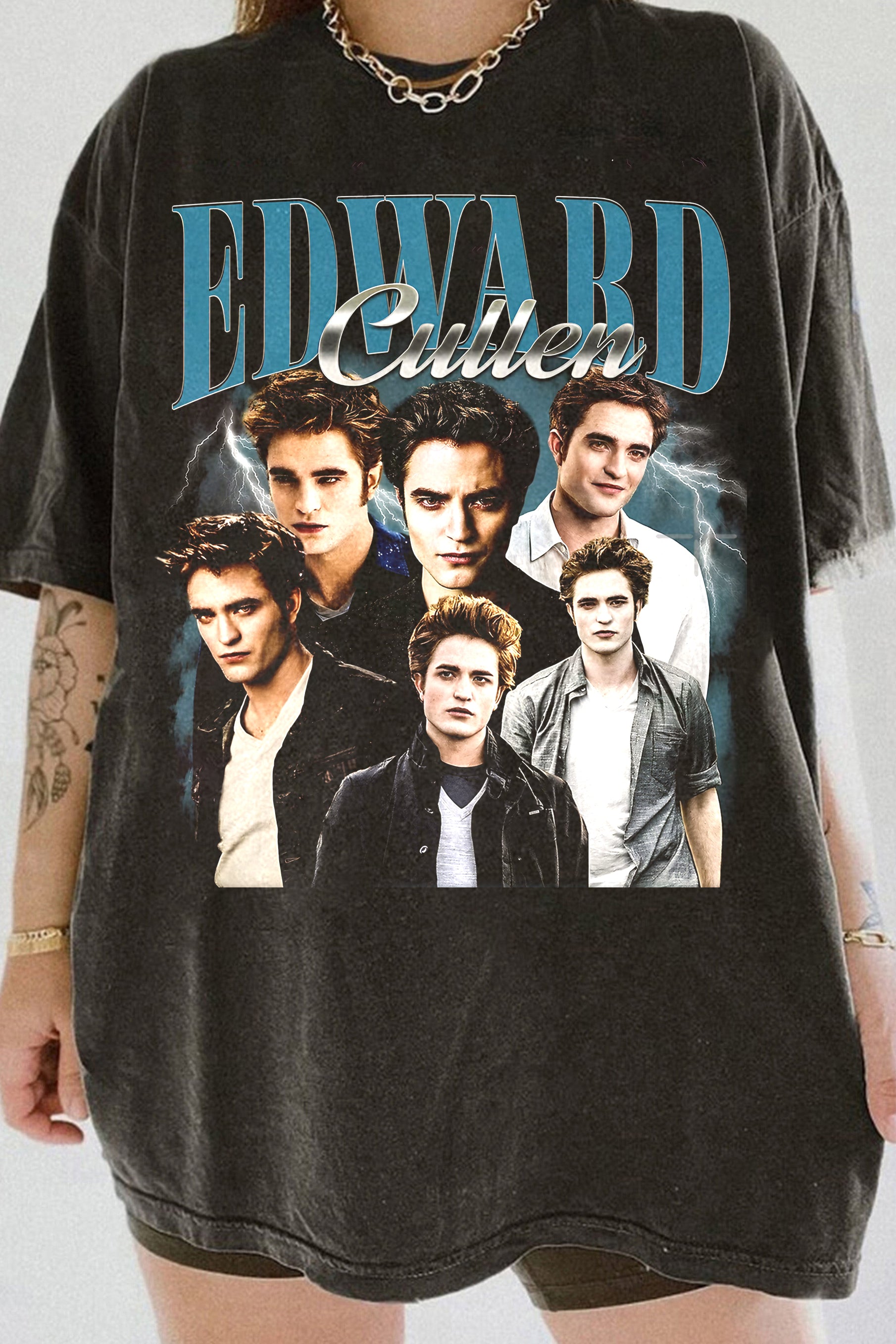 New T-Shirt Edward Cullen Merch, Shirt Edward Cullen Vintage For Women