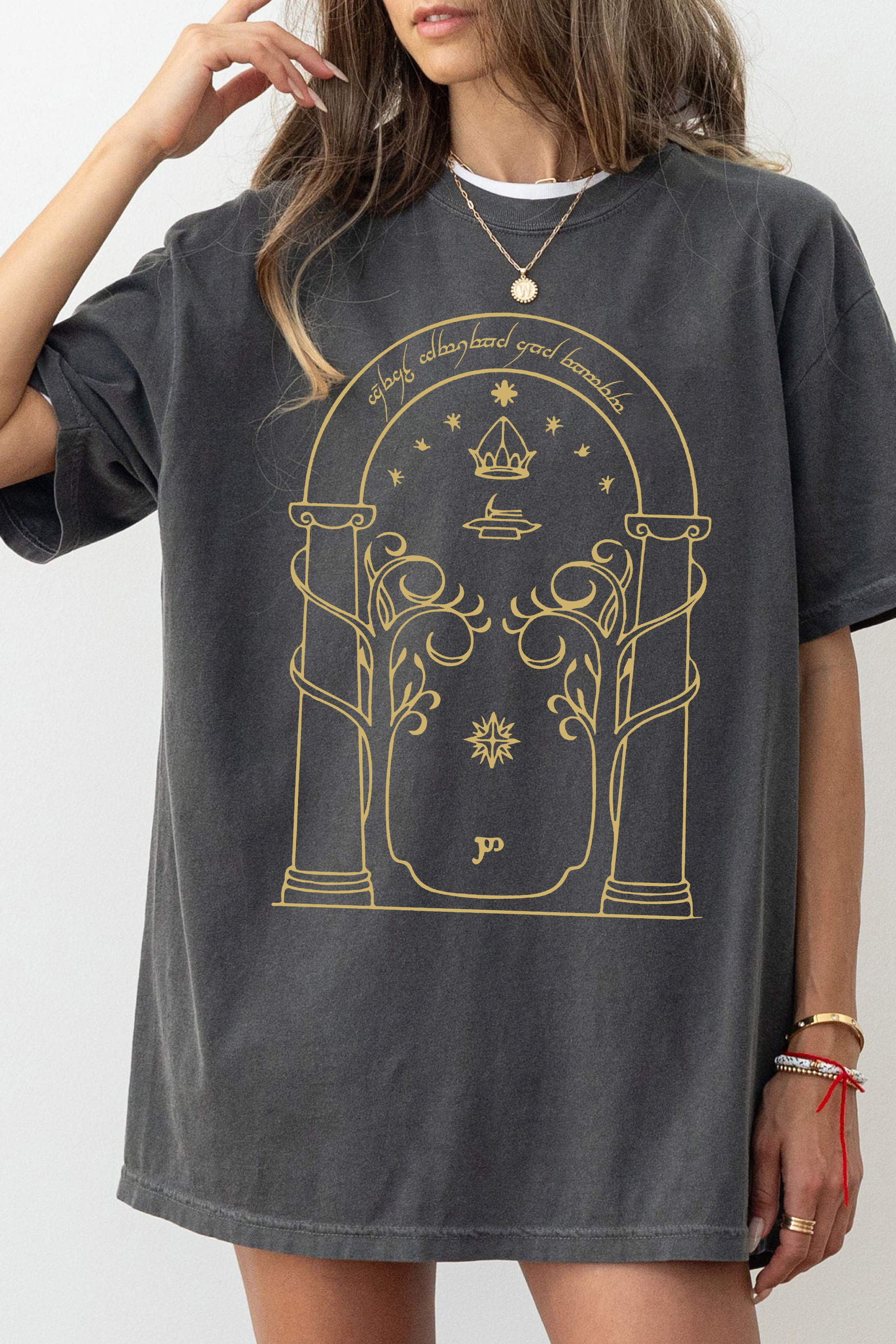 T-Shirt Durin'S Door Merch, Shirt Durin'S Door Lotr For Women