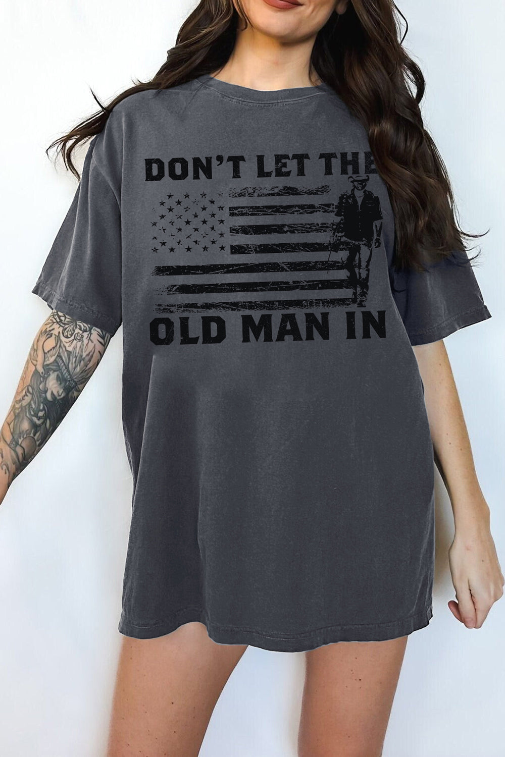 New T-Shirt Don’T Let Merch, Shirt Don’T Let The Old Man In For Women
