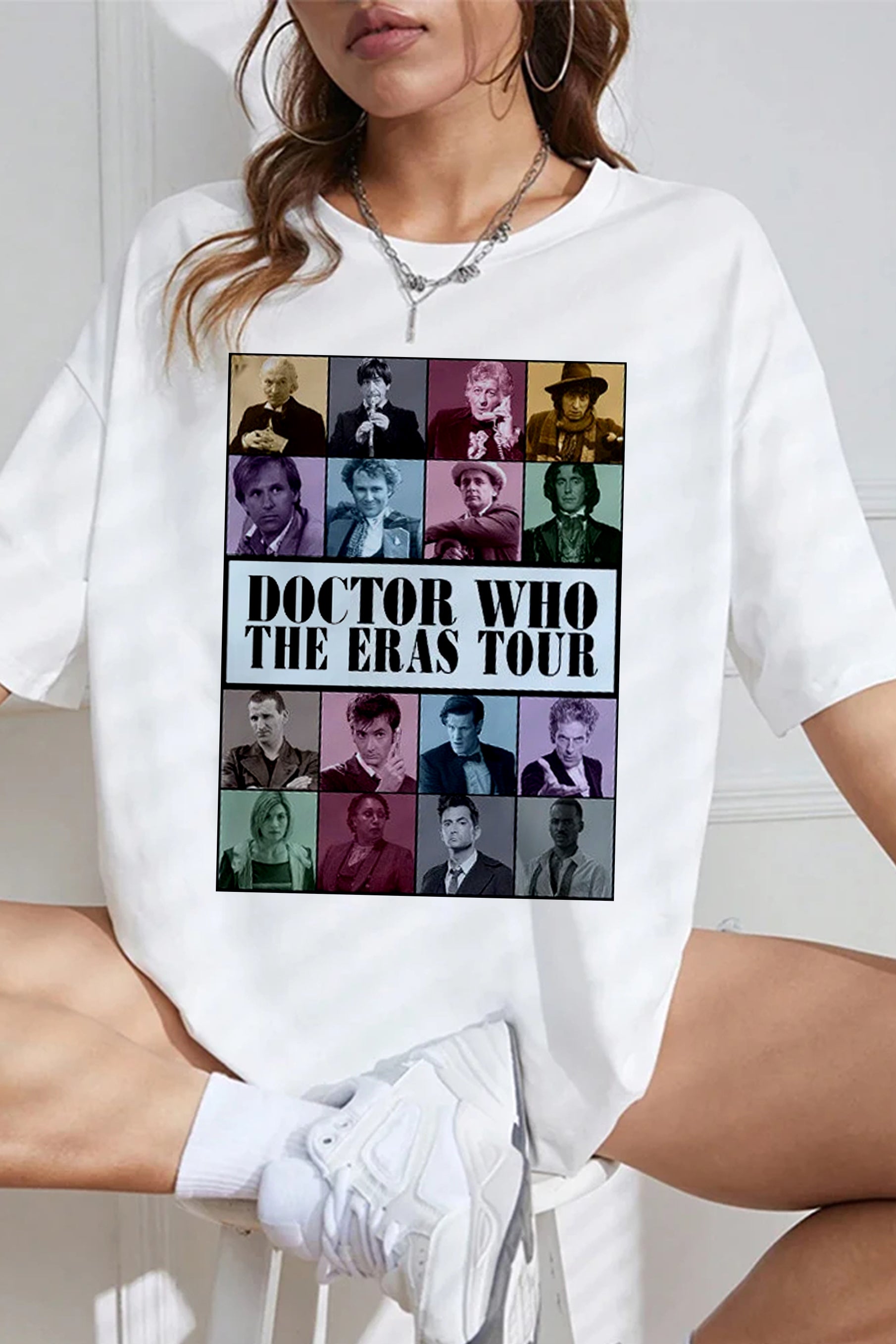 T-Shirt Doctor Who Merch, Shirt Doctor Who The Eras Tour For Women