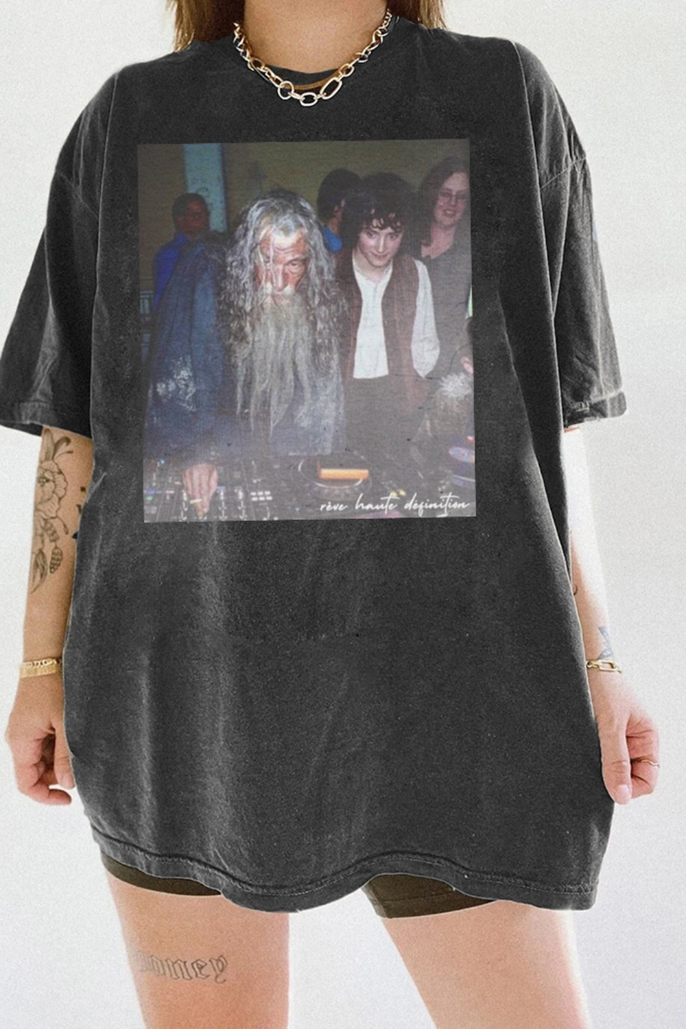 New T-Shirt Dj Gandalf Merch, Shirt Dj Gandalf Vintage Graphic For Women
