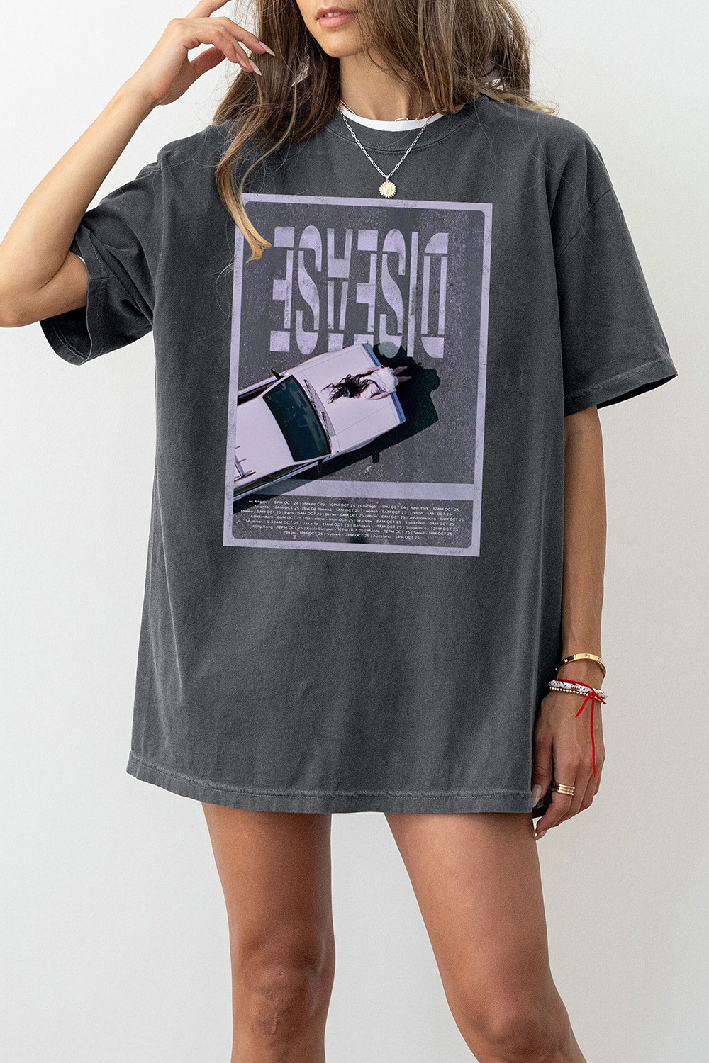 New T-Shirt Disease World Merch, Shirt Disease World Tour, Lady Gaga For Women