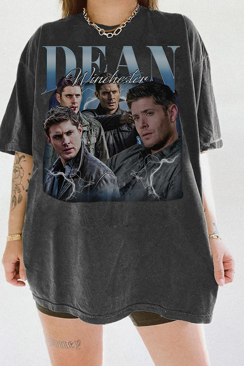 T-Shirt Dean Winchester Merch, Shirt Dean Winchester Retro Vintage For Women