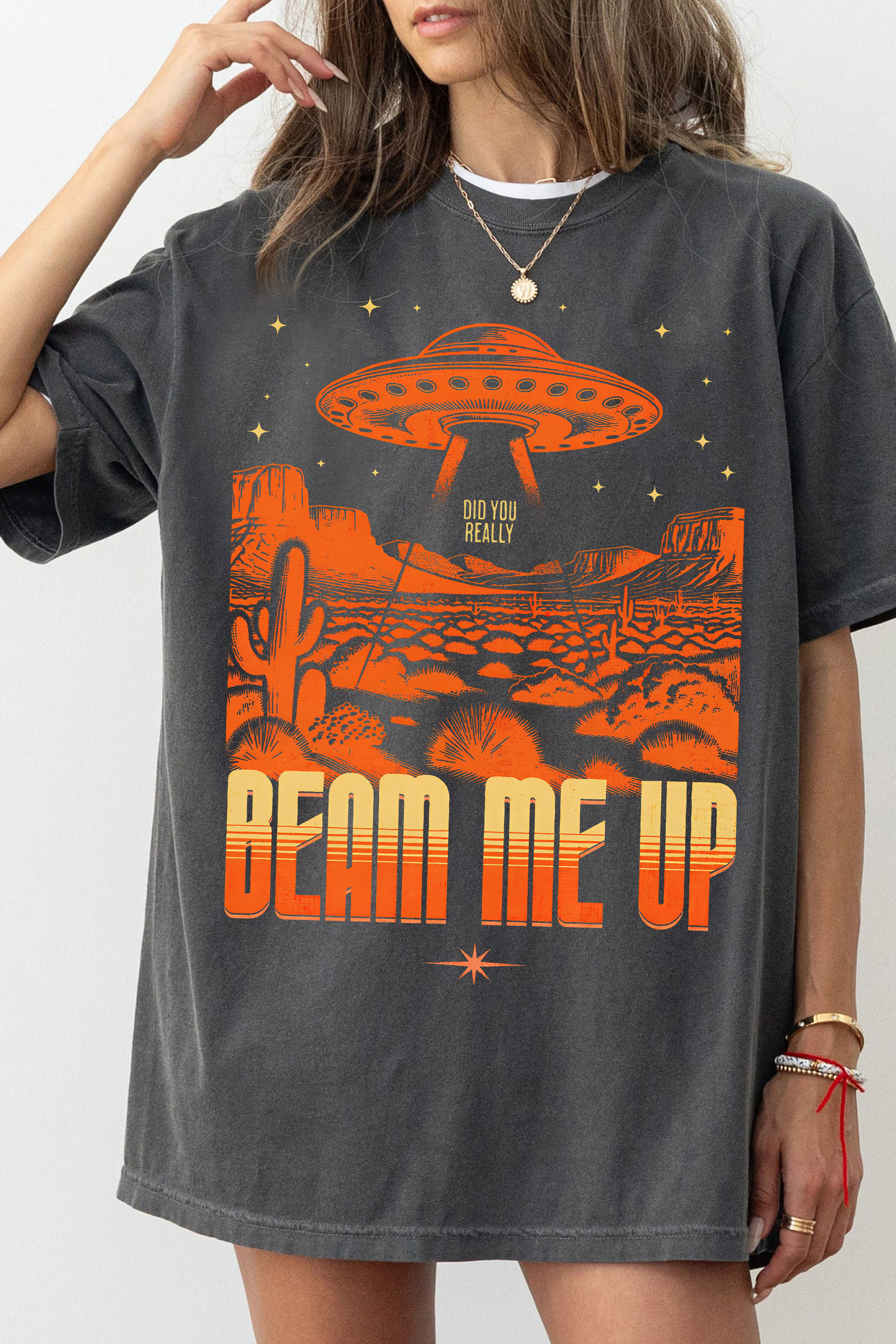 New T-Shirt Did You Merch, Shirt Did You Really Beam Me Up Eras Tour For Women