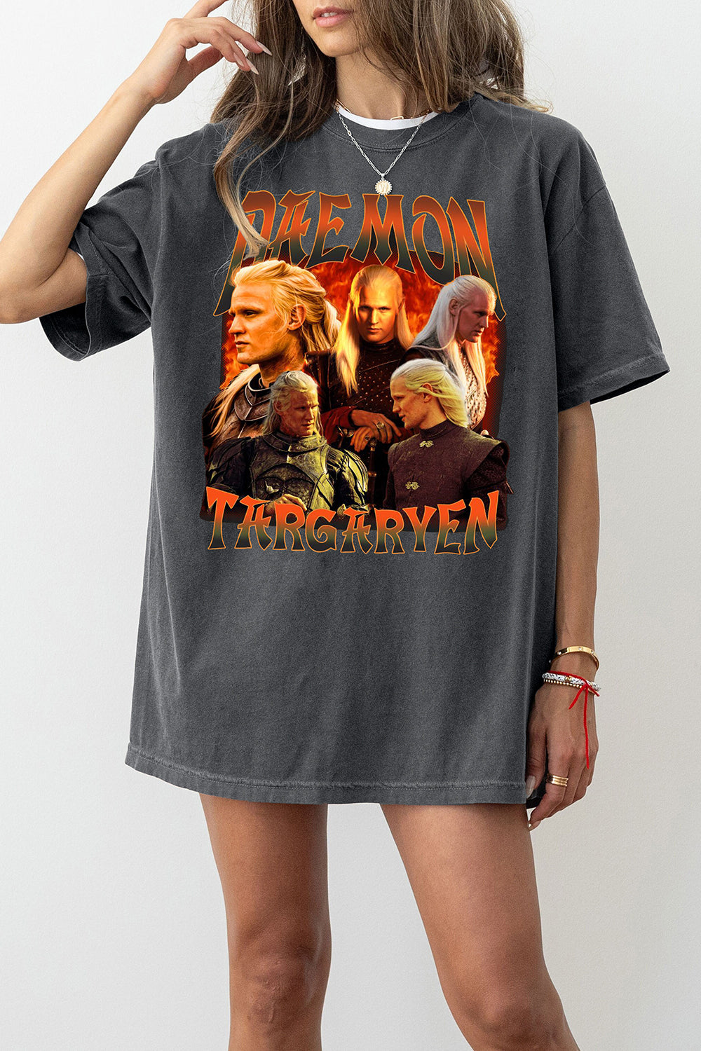 New T-Shirt Daemon Targaryen Merch, Shirt Daemon Targaryen American Actress Character Movie Hollywood For Women