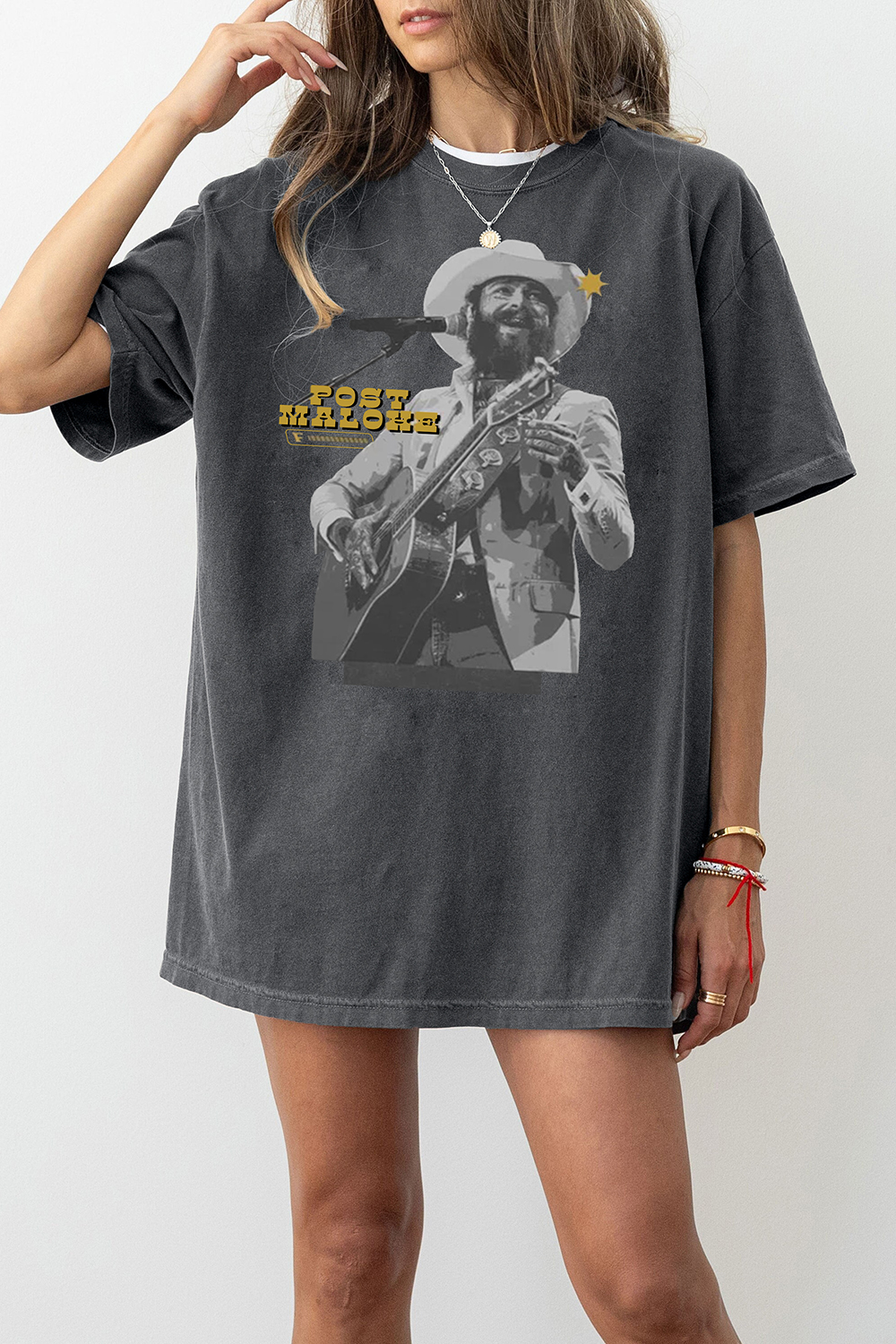 New T-Shirt Country Cowboy Merch, Shirt Country Cowboy Post Merch For Women
