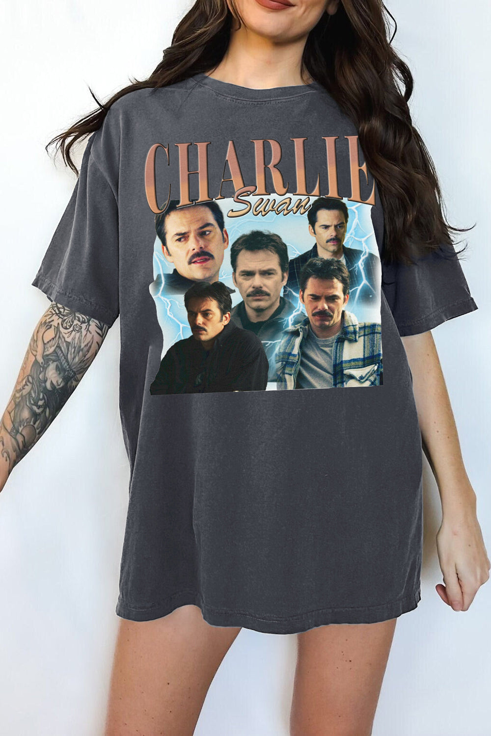 New T-Shirt Charlie Swan Merch, Shirt Charlie Swan Vintage 90’S For Women