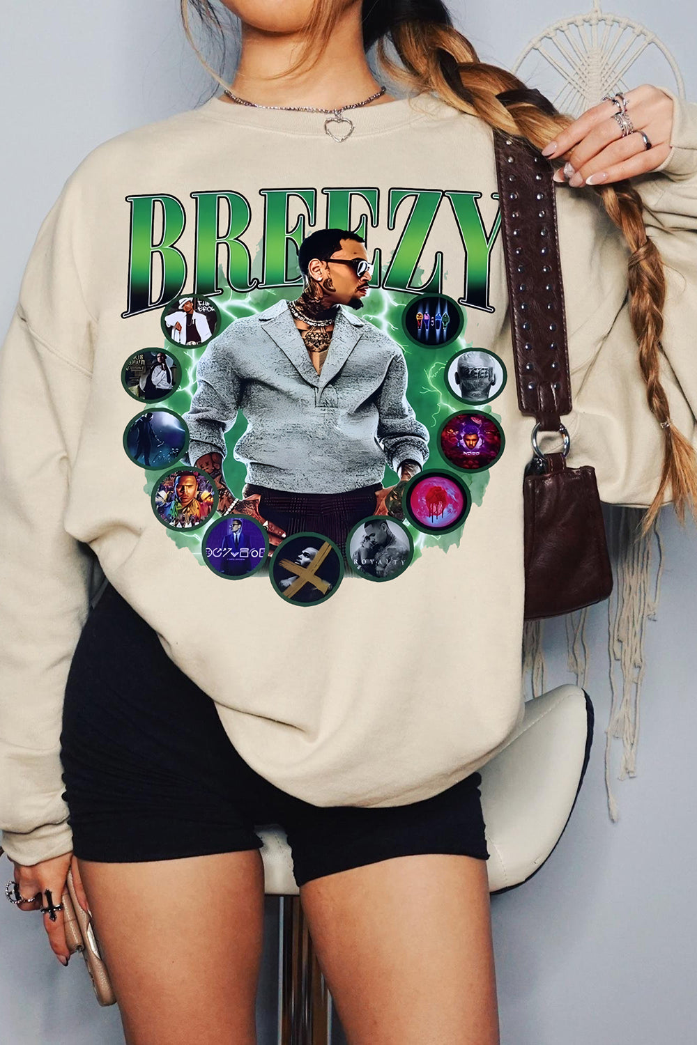 New Chris Brown Breezy 1111 Tour Sweatshirt For Women