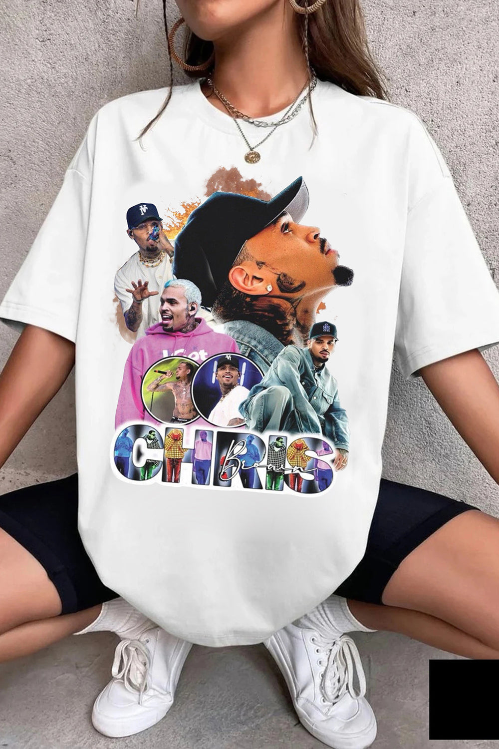 T-Shirt Chris Brown Merch, Shirt Chris Brown Exclusive For Women