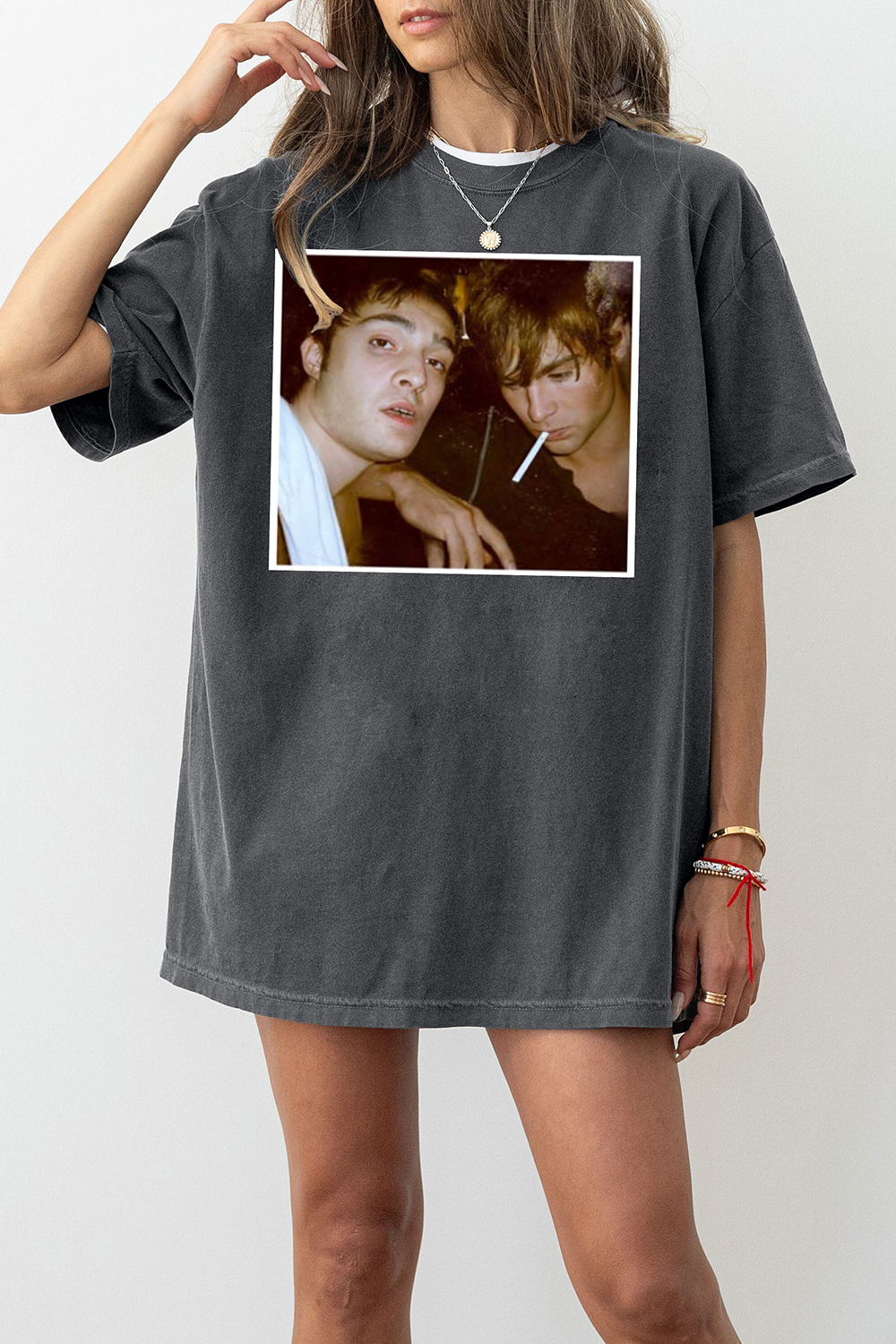 New T-Shirt Chuck And Merch, Shirt Chuck And Nate Gossip Girl For Women