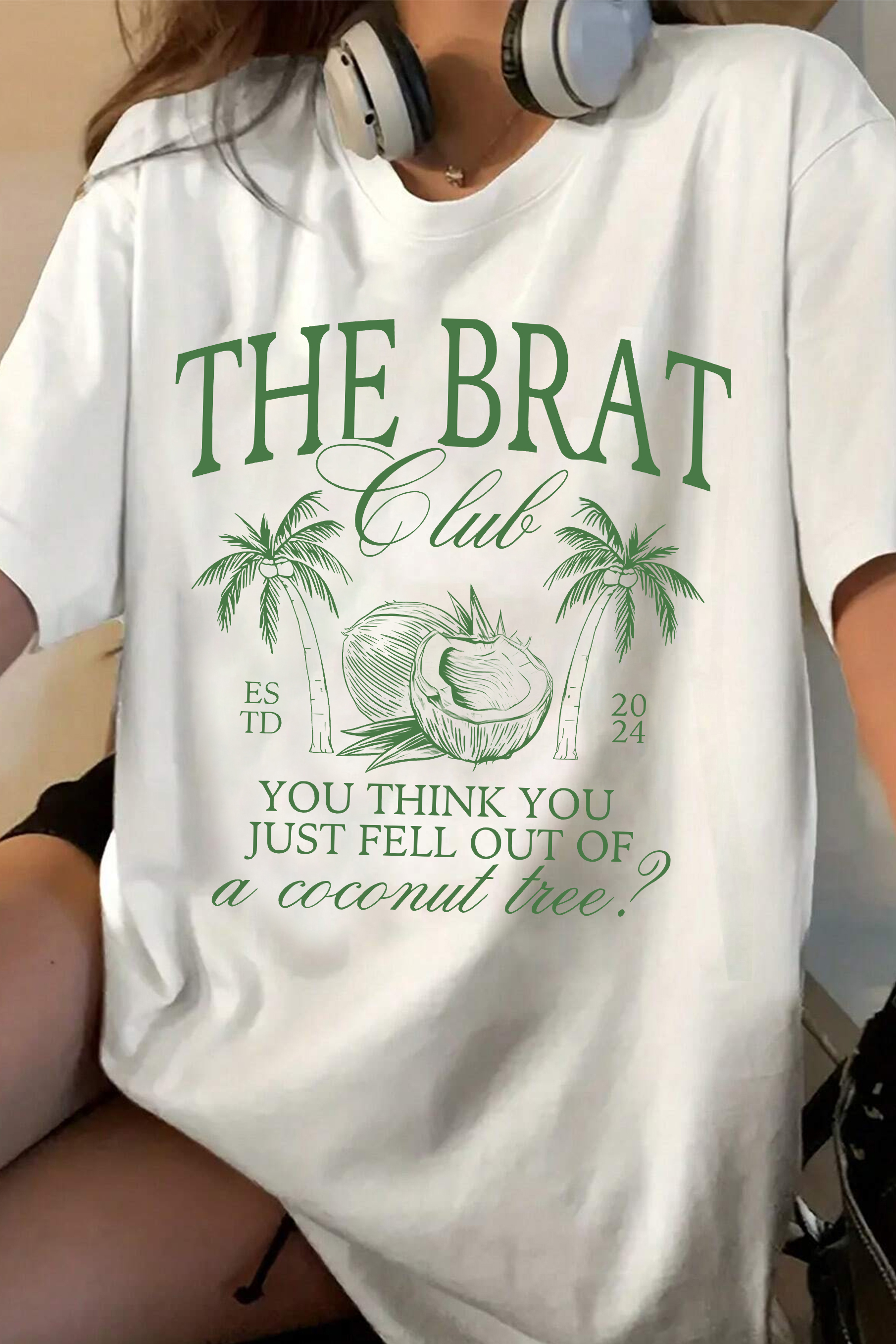 New T-Shirt Coconut Brat Merch, Shirt Coconut Brat Funny For Women