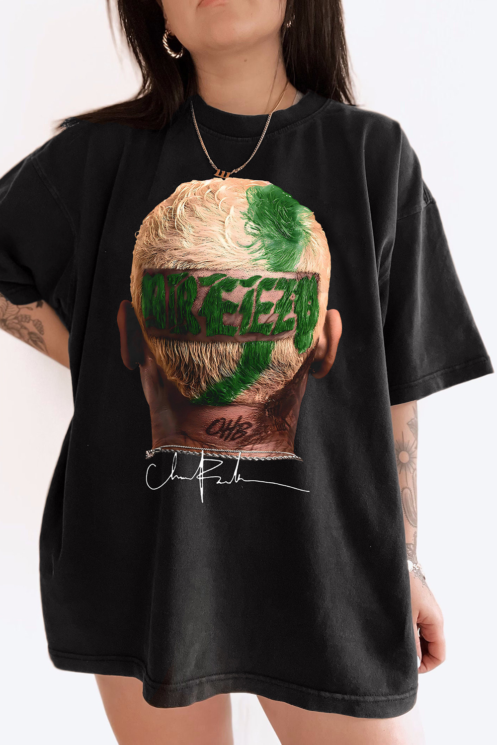 New T-Shirt Chris Brown Merch, Shirt Chris Brown The 11:11 Tour Breezy For Women