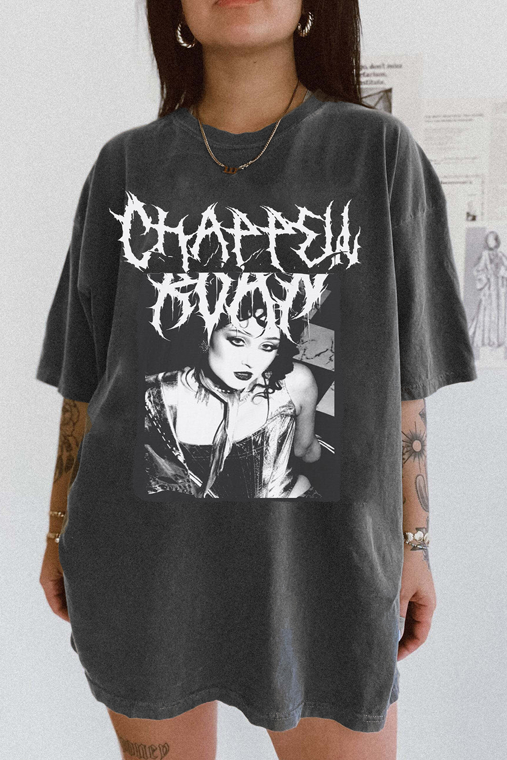 New T-Shirt Chappell Roan Merch, Shirt Chappell Roan Metal For Women