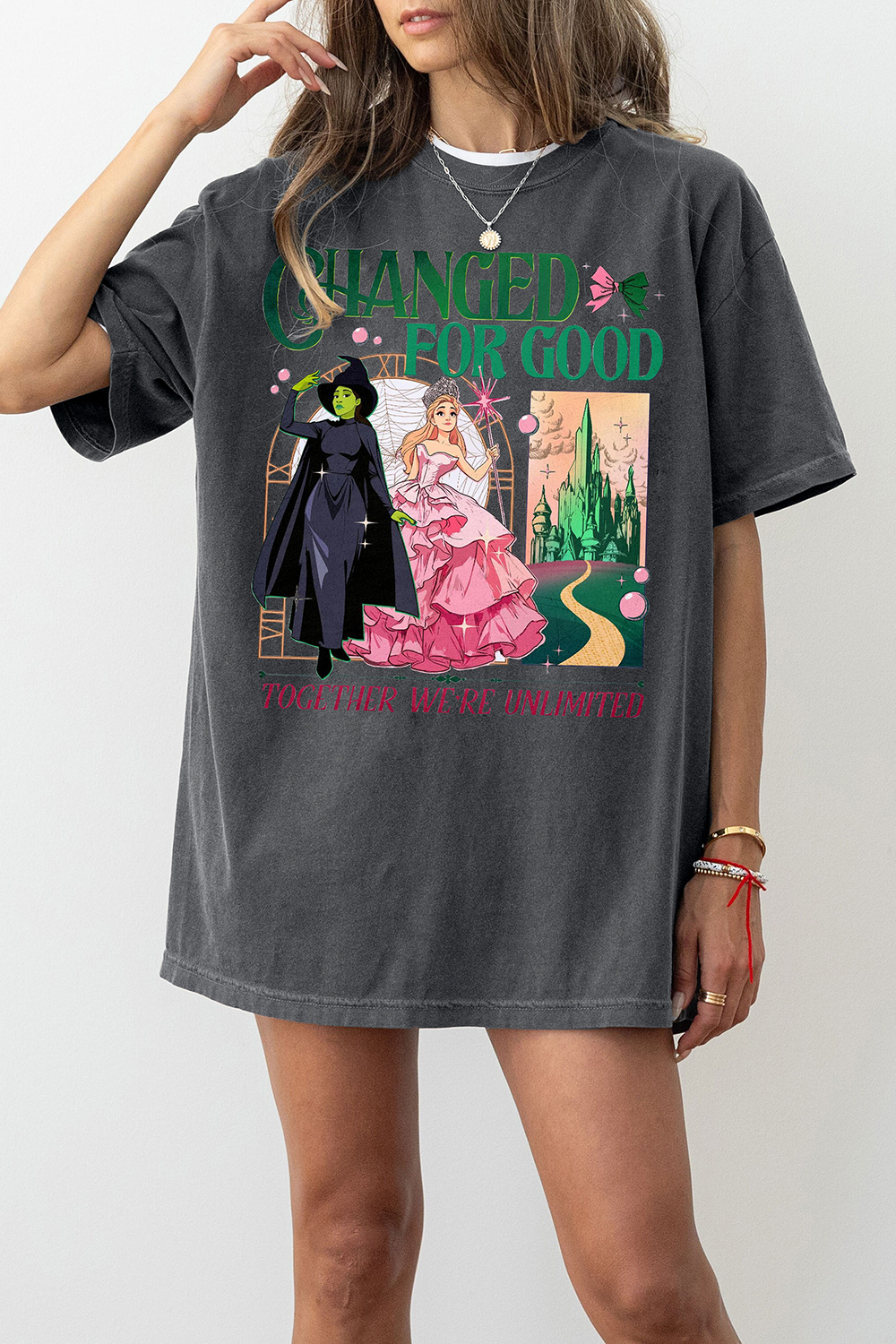 T-Shirt Changed For Merch, Shirt Changed For Good Wicked Musical Movie For Women