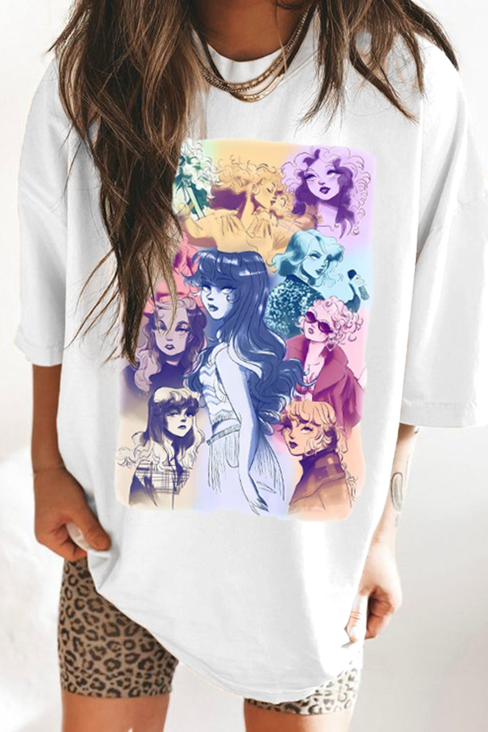 New T-Shirt Cartoon Taylor’S Merch, Shirt Cartoon Taylor’S Version For Women