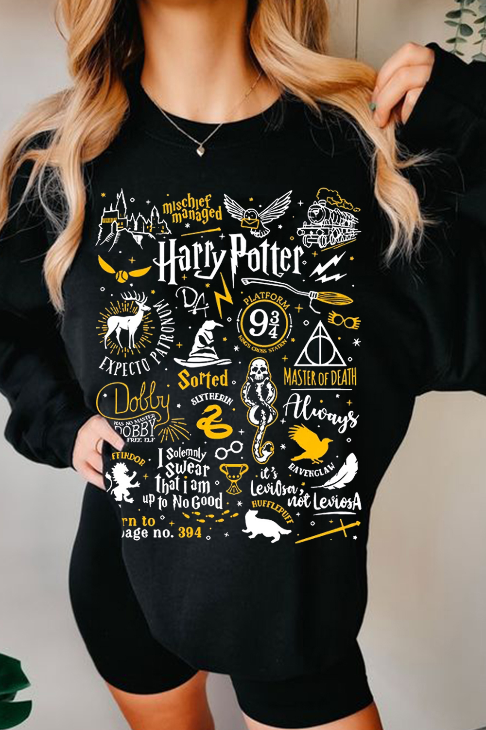 New Captivating Harry Potter Dialogue-Inspired Sweatshirt