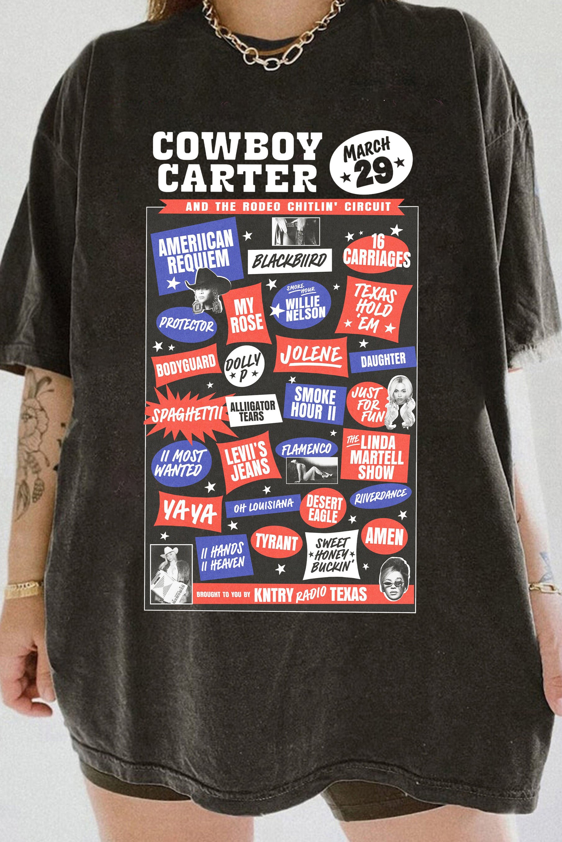 New T-Shirt Beyonce 2024 Merch, Shirt Beyonce 2024 Cowboy Carter For Women