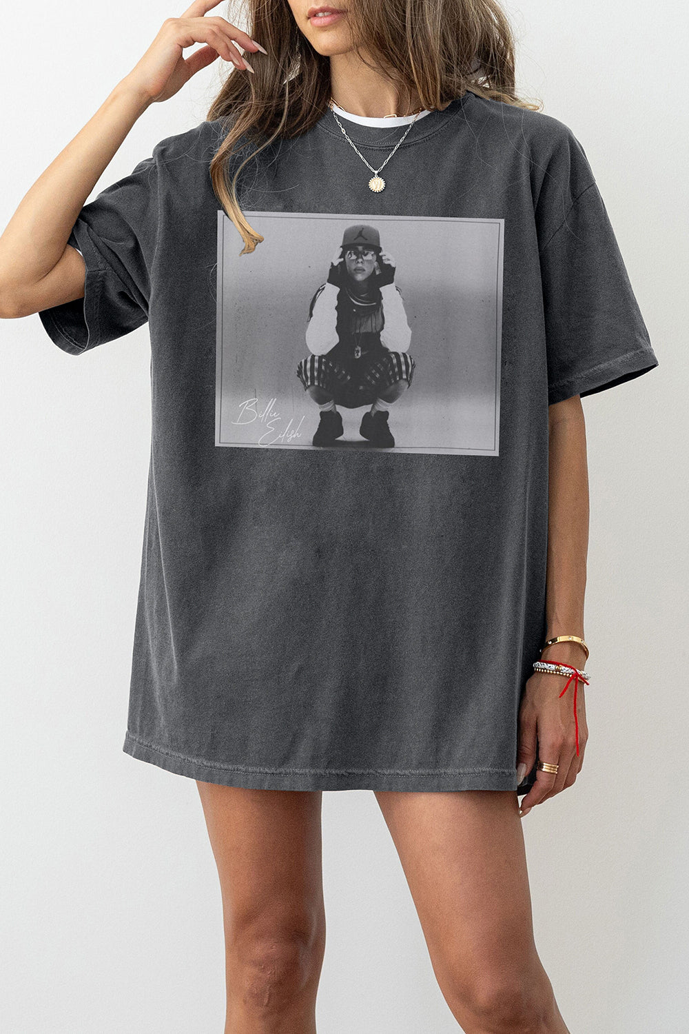 New T-Shirt Billie Eilish Merch, Shirt Billie Eilish Graphic For Women