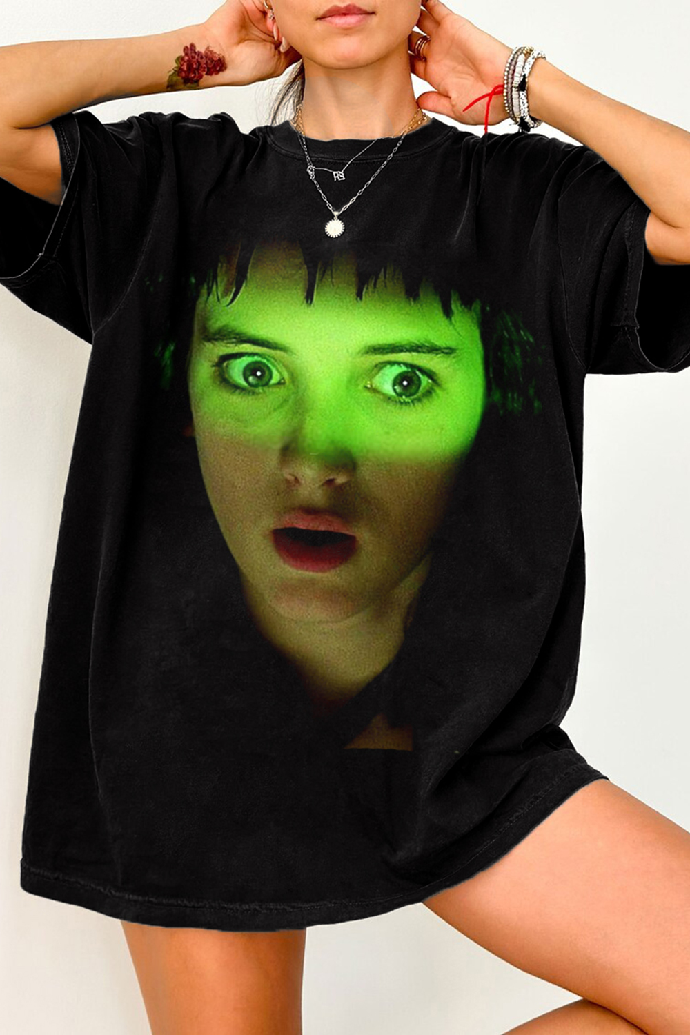 New T-Shirt Bettlejuice Winona Merch, Shirt Bettlejuice Winona Rider For Women