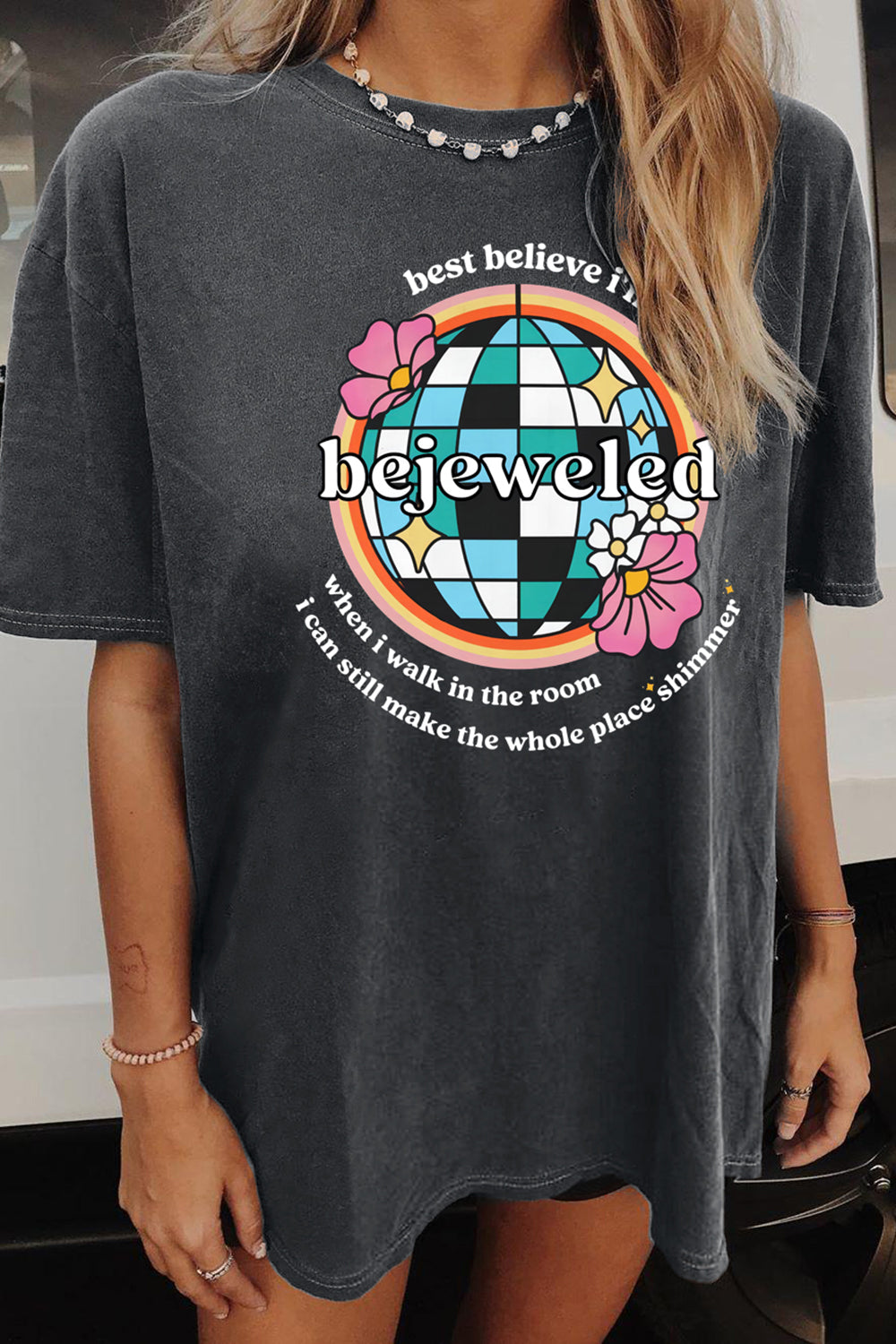 T-Shirt Bejeweled When Merch, Shirt Bejeweled When I Walk In The Room For Women