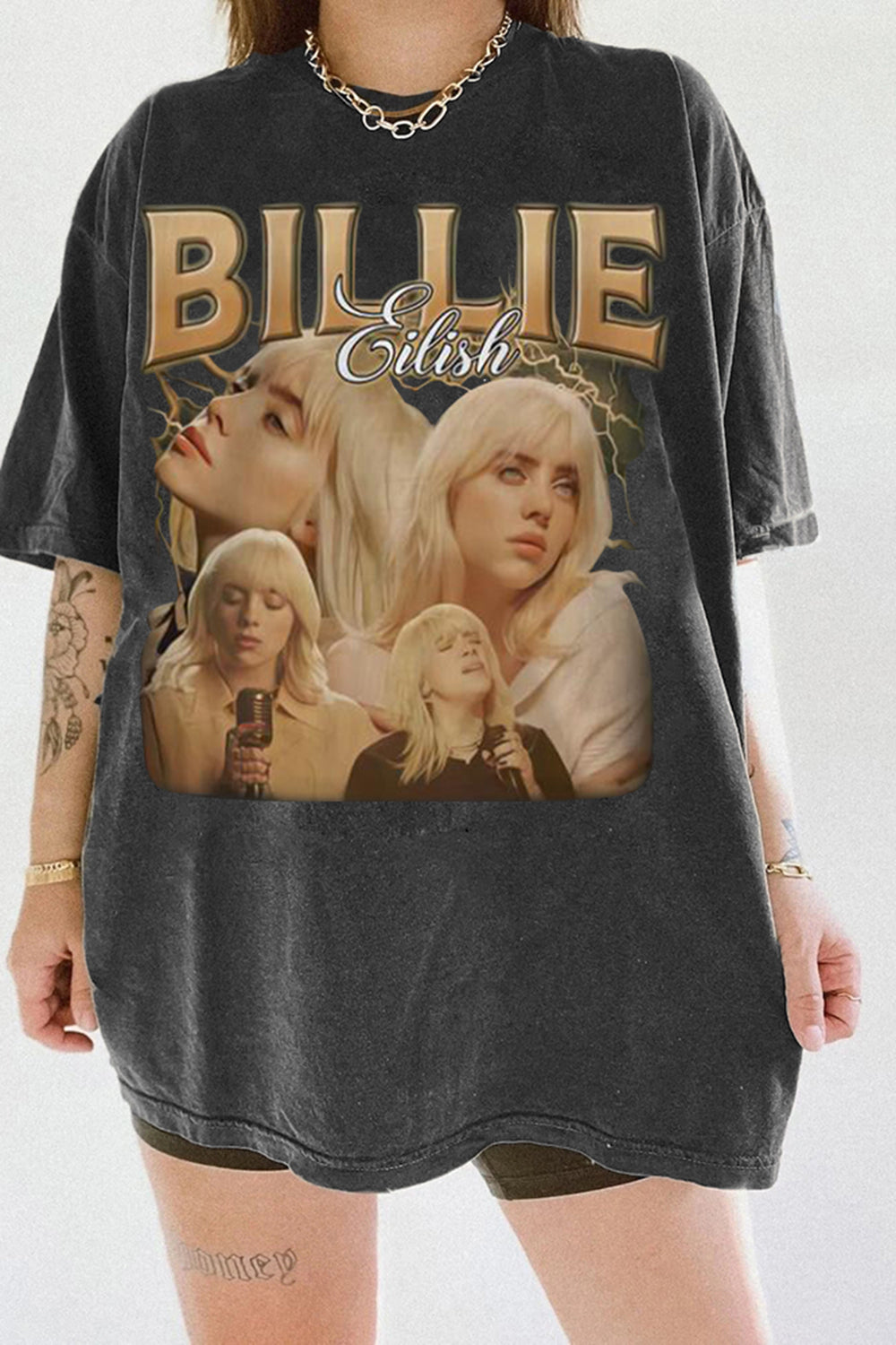 New T-Shirt Billie Eilish Merch, Shirt Billie Eilish Graphic For Women