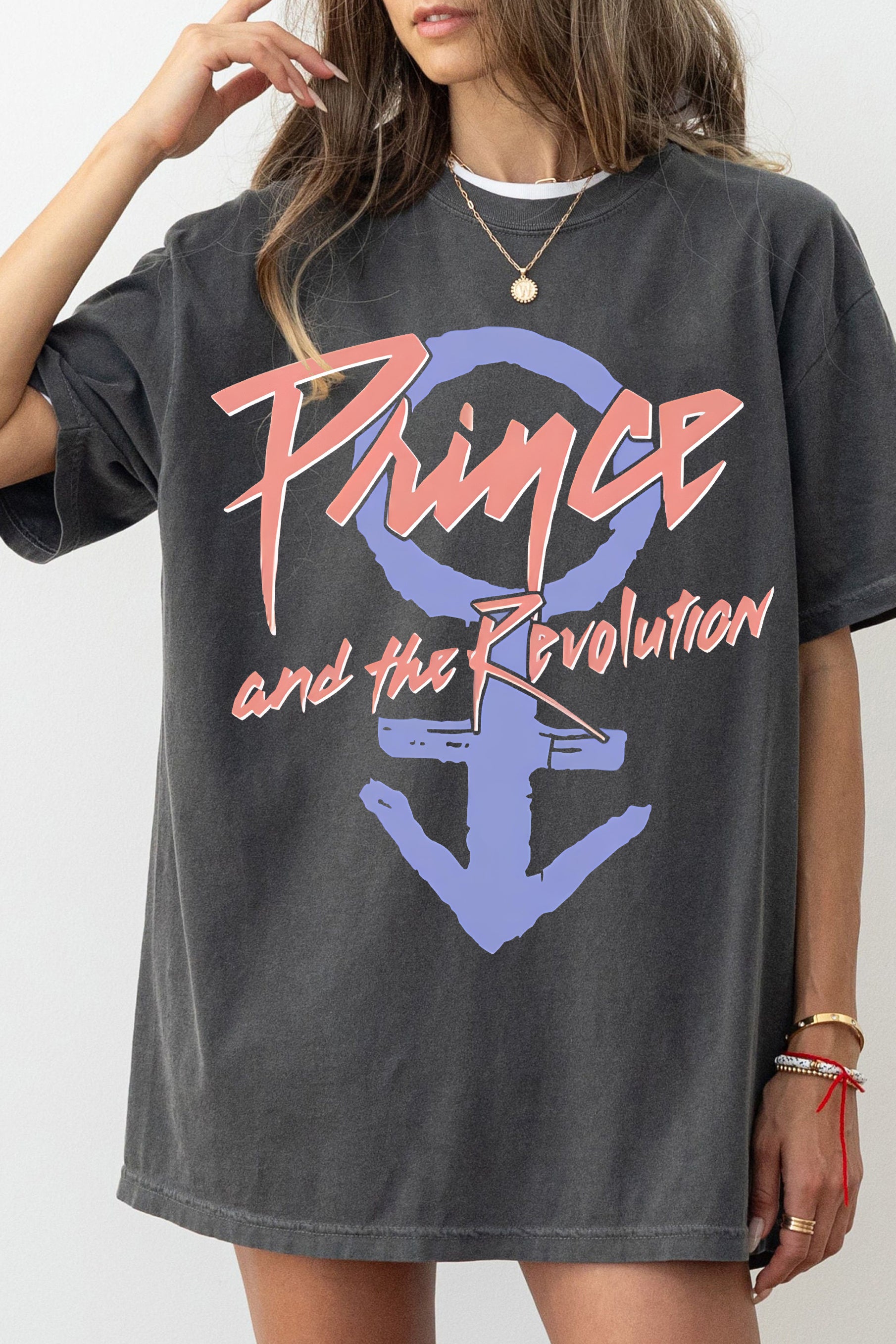 New T-Shirt Beyonce Prince Merch, Shirt Beyonce Prince Puff Print For Women