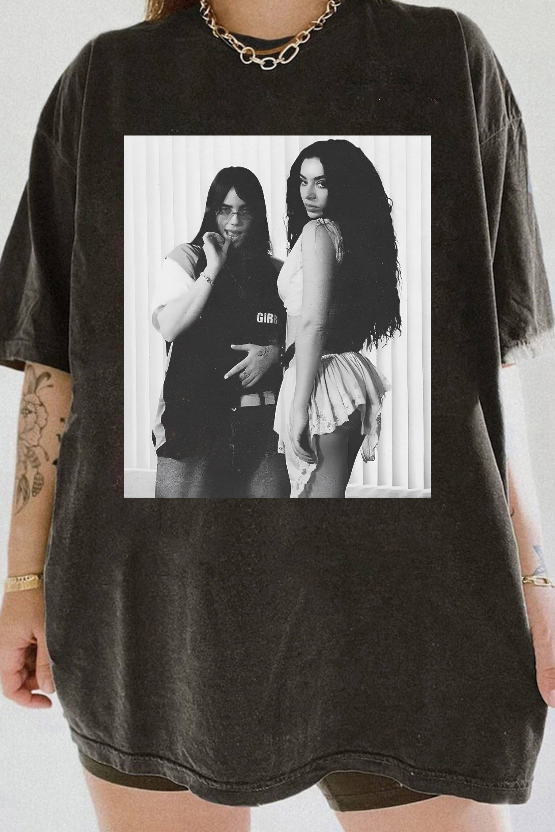 New T-Shirt Billie & Merch, Shirt Billie & Charlie Xcx For Women