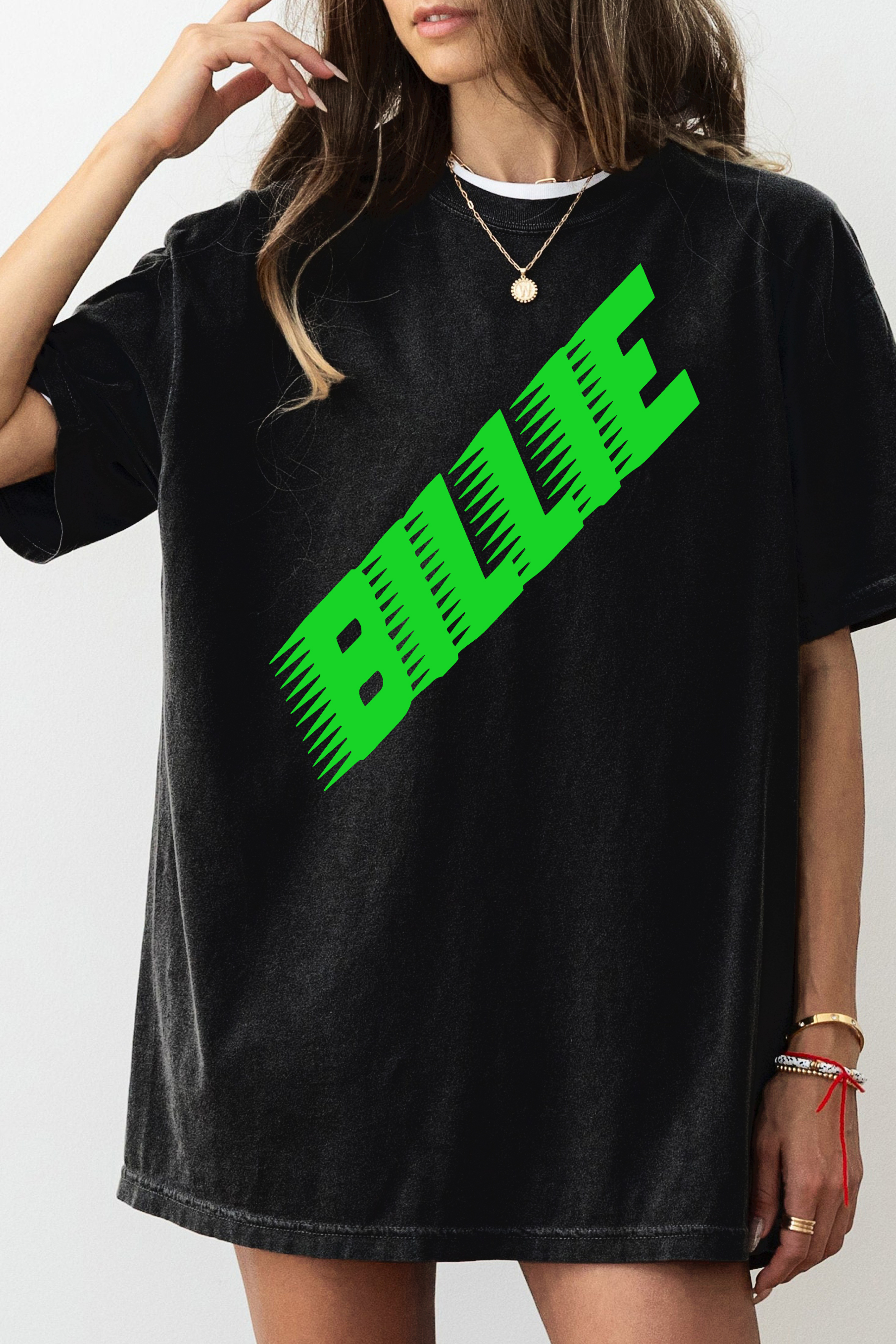 New T-Shirt Billie Eilish Merch, Shirt Billie Eilish Blohsh Graffiti For Women