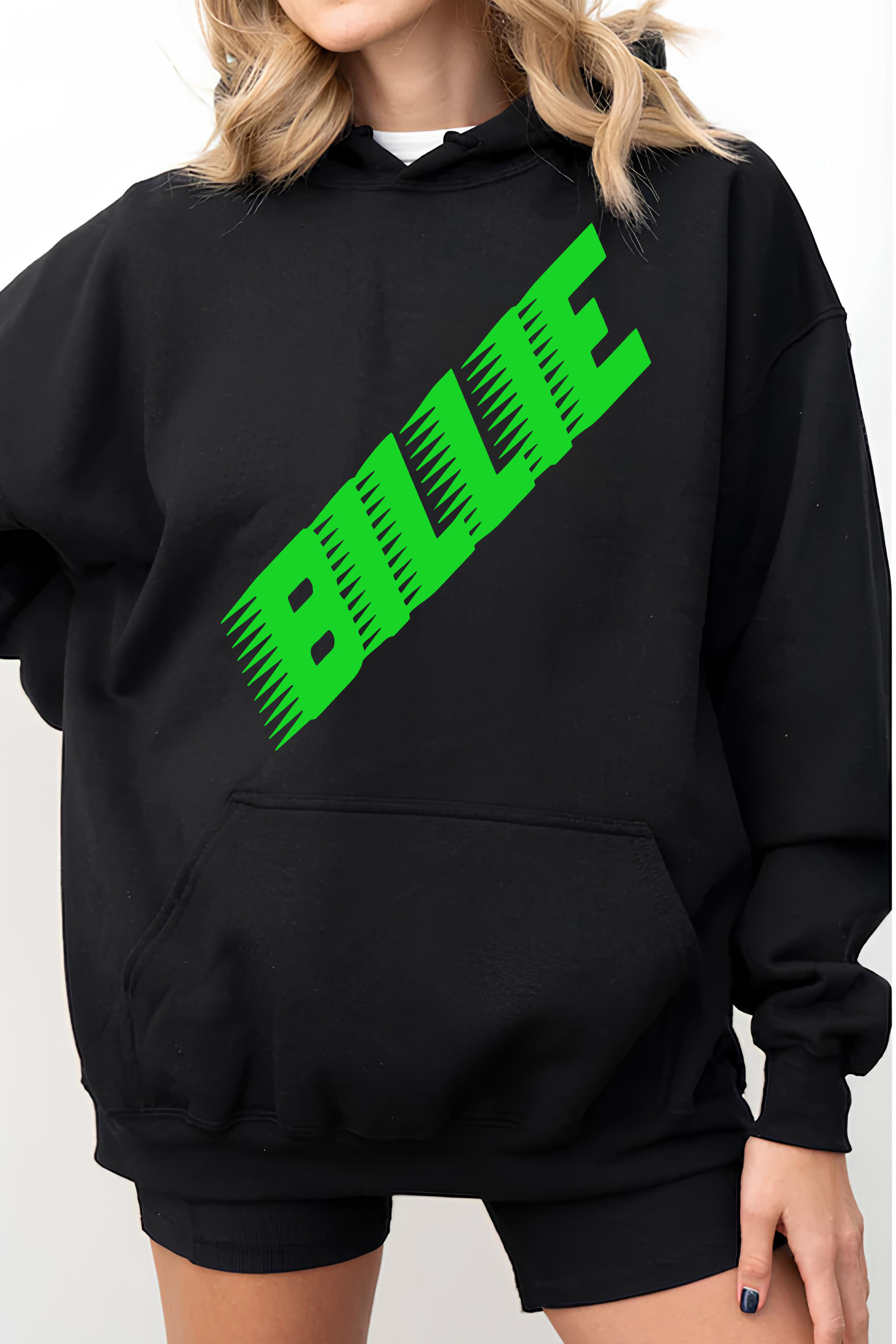 New Billie Eilish Blohsh Graffiti Hoodie For Women