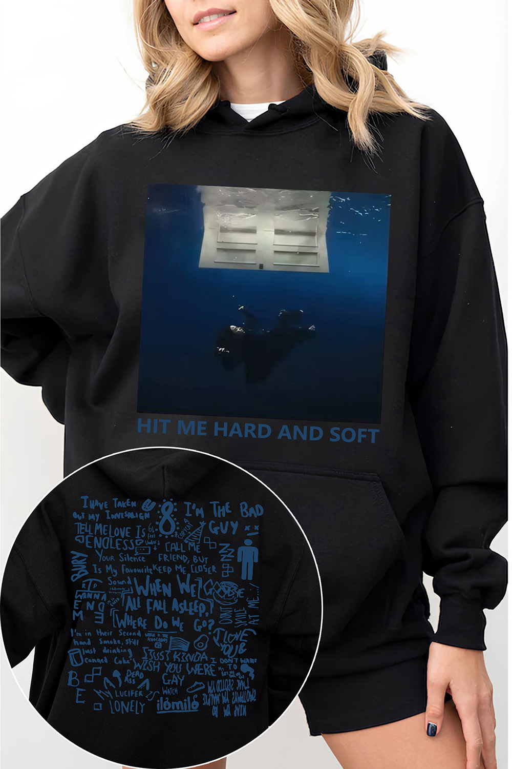Billie Eilish Hit Me Hard And Soft Fleece Hoodie For Women
